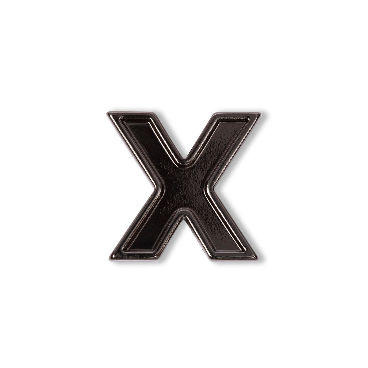 Lug Gunmetal Bag Charm - X - Lug_20Charms_X_01