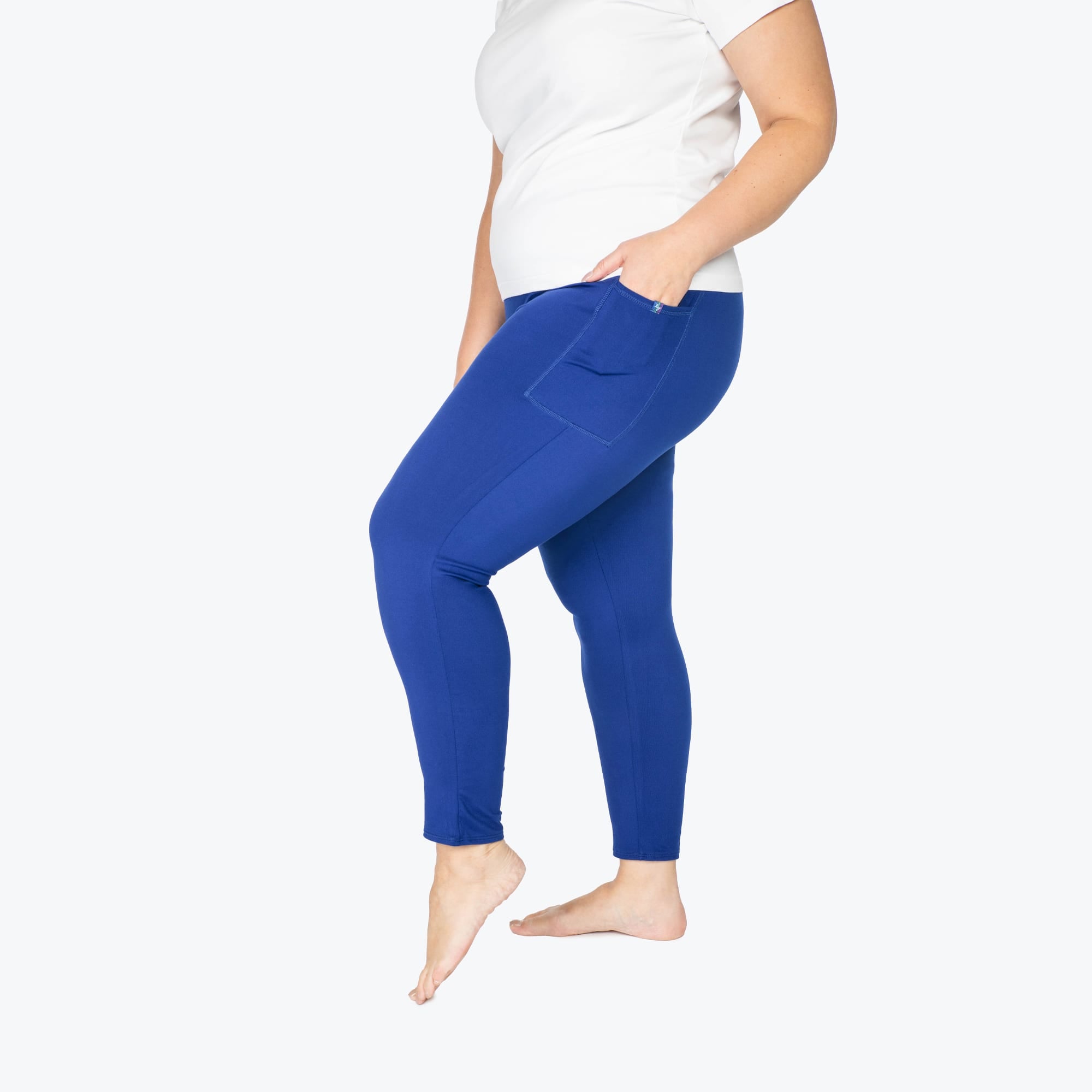 Lugging Cropped Leggings - COBALT - Lugging_Cobalt_XL_03