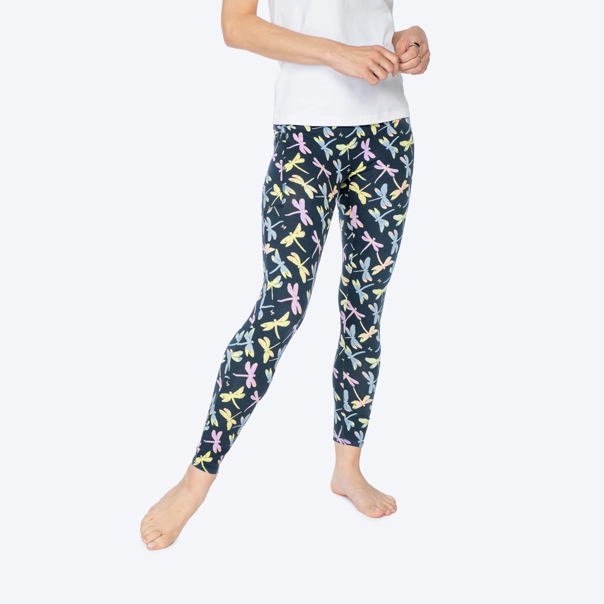 Lugging Cropped Leggings - DRAGONFLY ICEPOP - Lugging_DragonflyIcePop_S_01