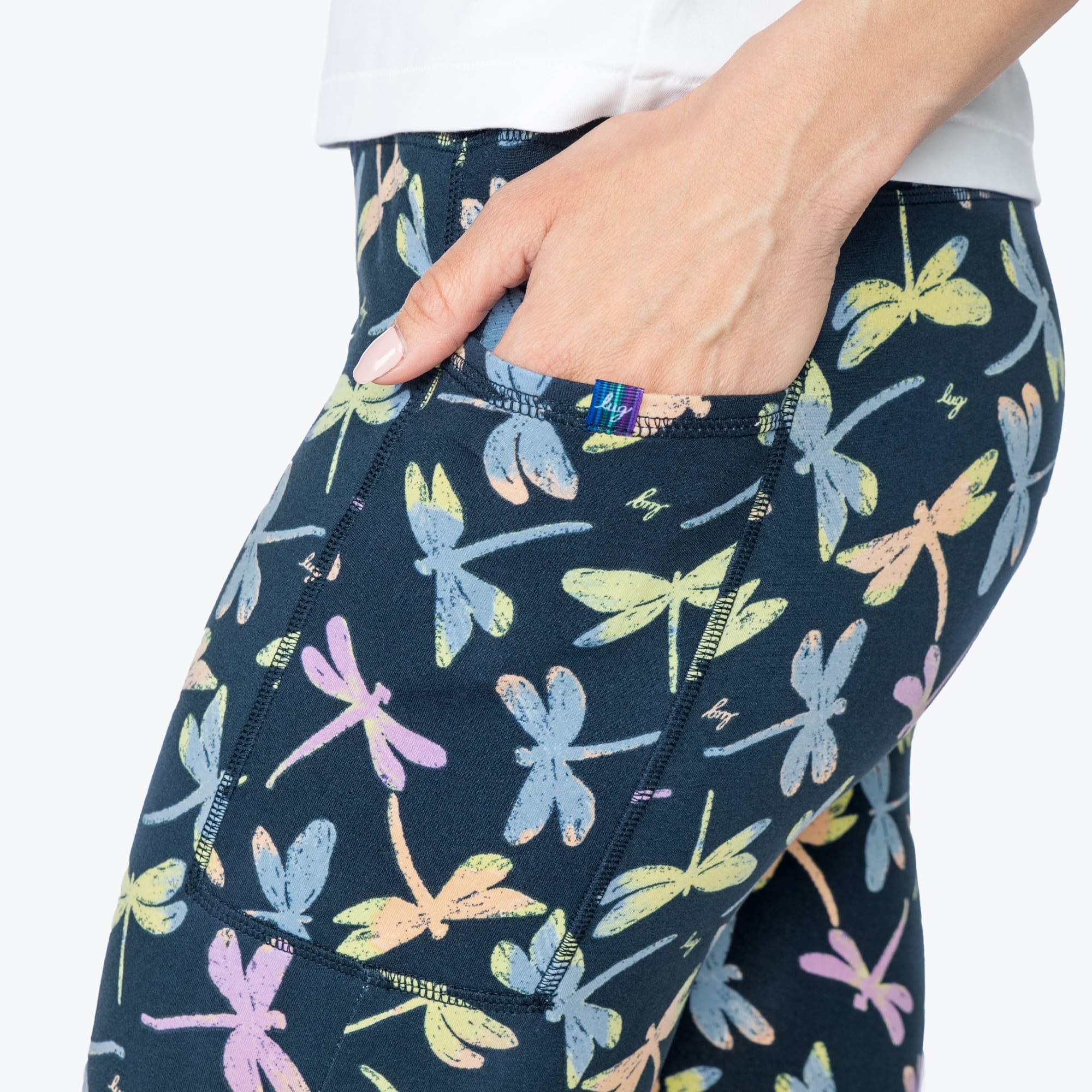 Lugging Cropped Leggings - DRAGONFLY ICEPOP - Lugging_DragonflyIcePop_S_04