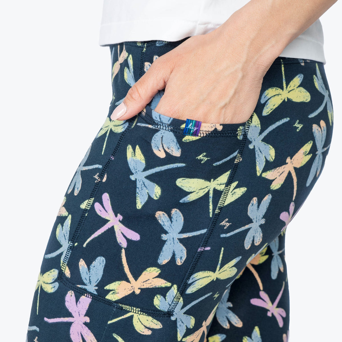 Lugging Cropped Leggings - DRAGONFLY ICEPOP - Lugging_DragonflyIcePop_S_04