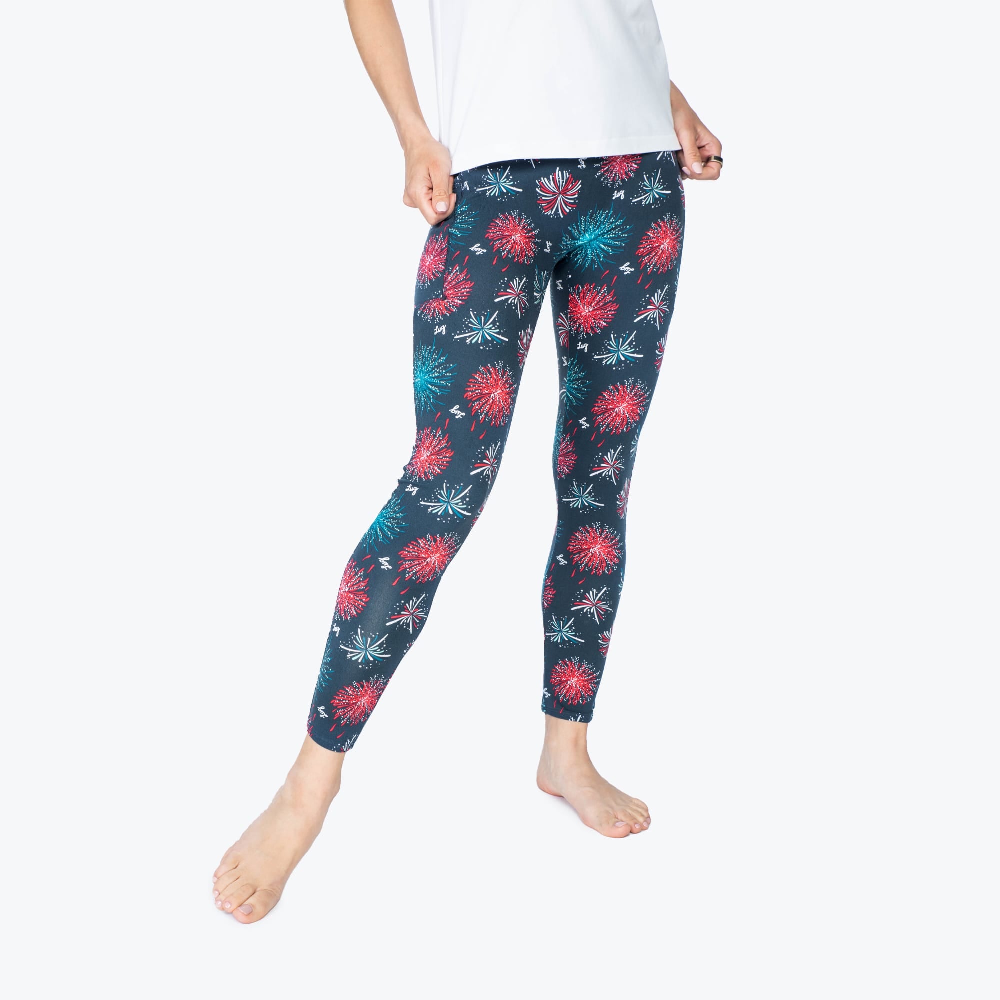 Lugging Cropped Leggings - FIREWORK NAVY - Lugging_FireworksNavy_S_01