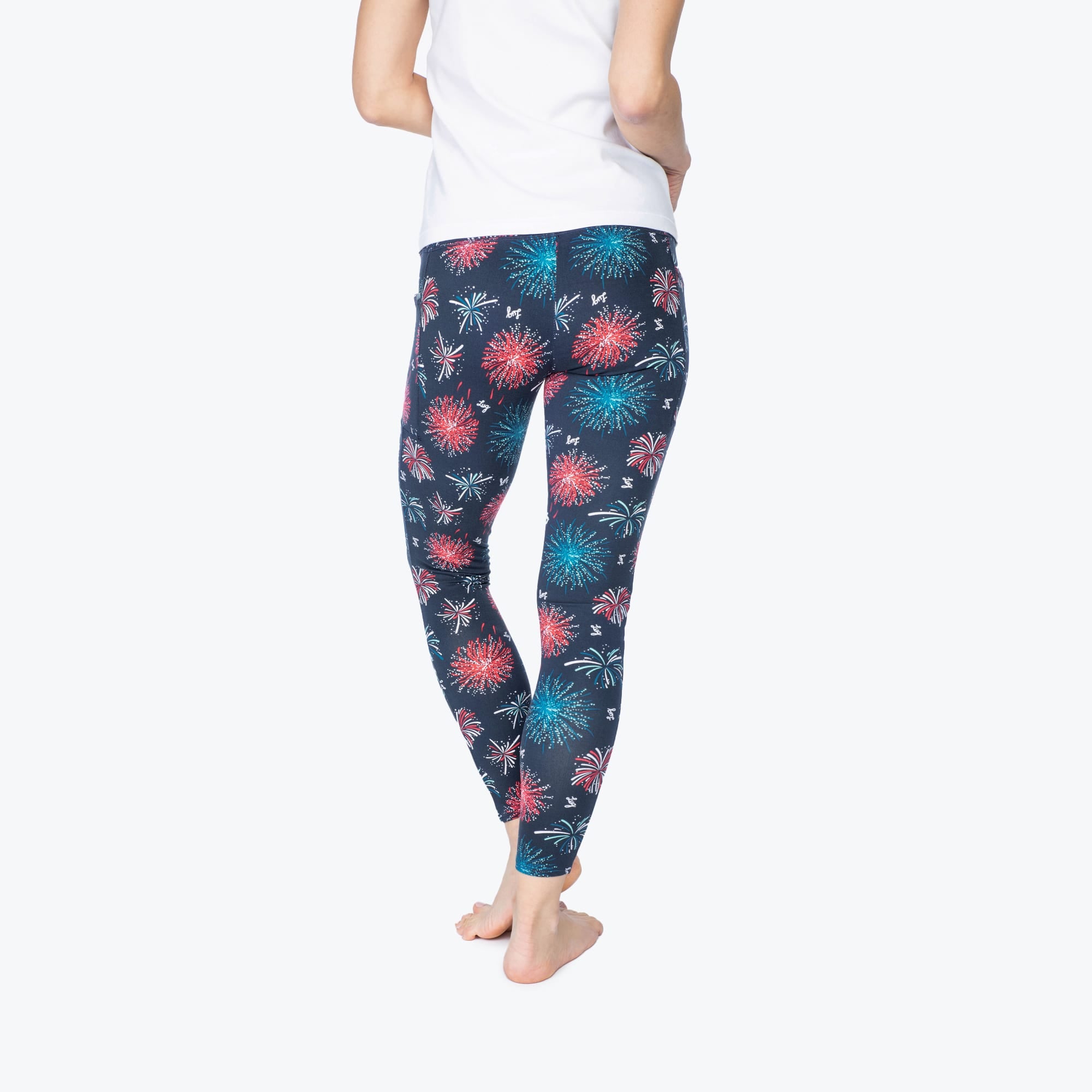 Lugging Cropped Leggings - FIREWORK NAVY - Lugging_FireworksNavy_S_02