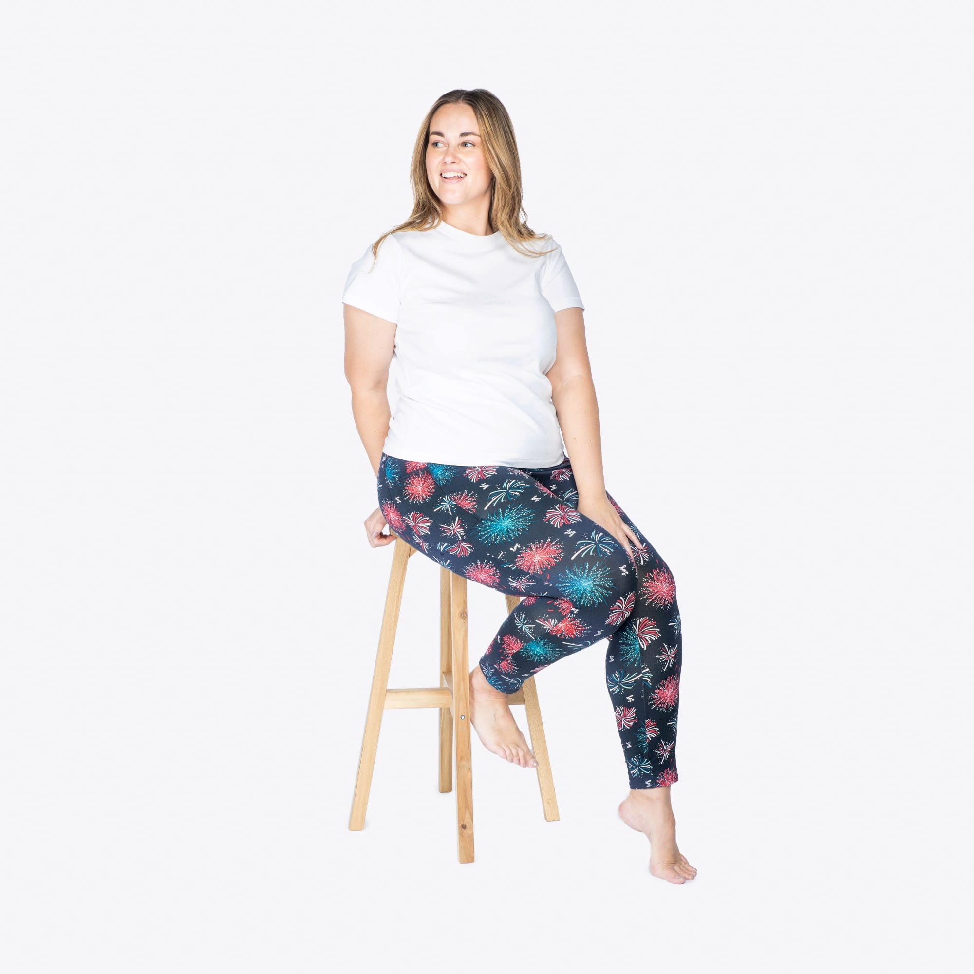 Lugging Cropped Leggings - FIREWORK NAVY - Lugging_FireworksNavy_XL_05