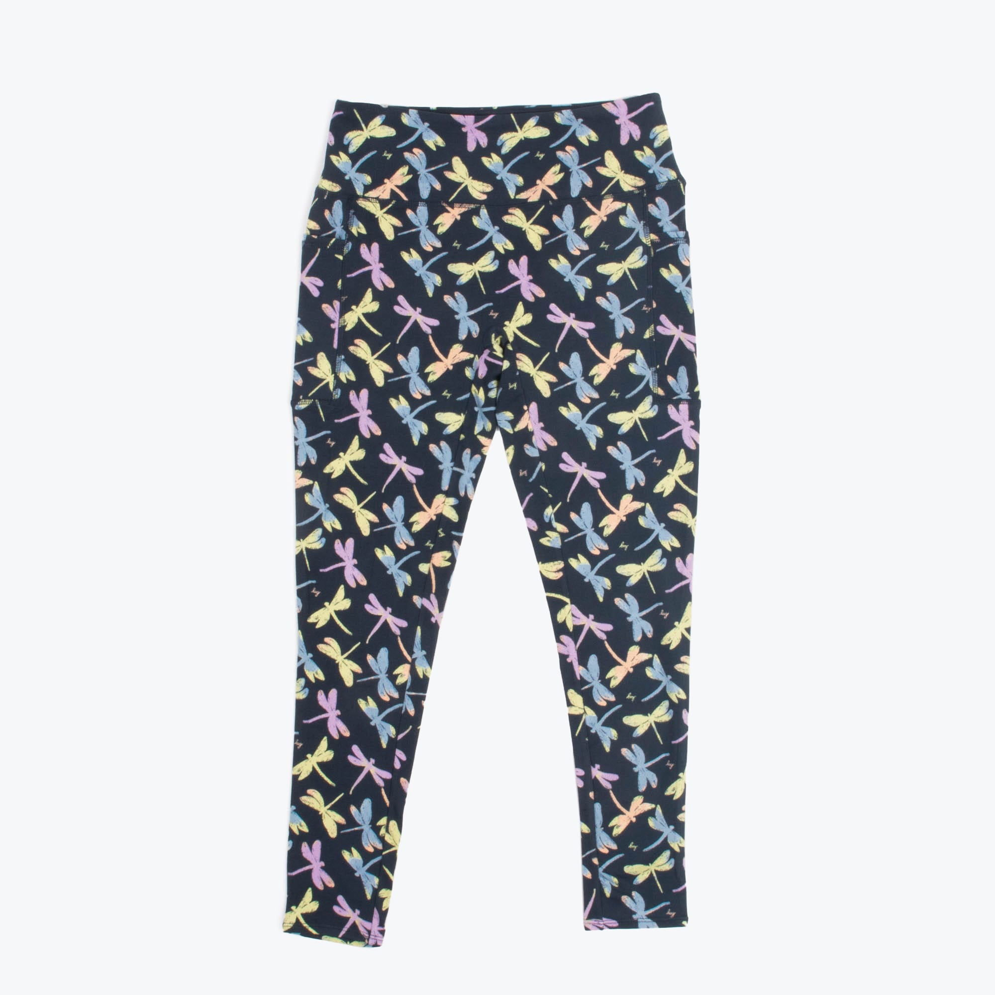 Lugging Cropped Leggings - DRAGONFLY ICEPOP - Luggings_DragonflyIcePop_Flatlay_8626e181-c6f7-4b93-ae2d-7b8dd6f6faa7