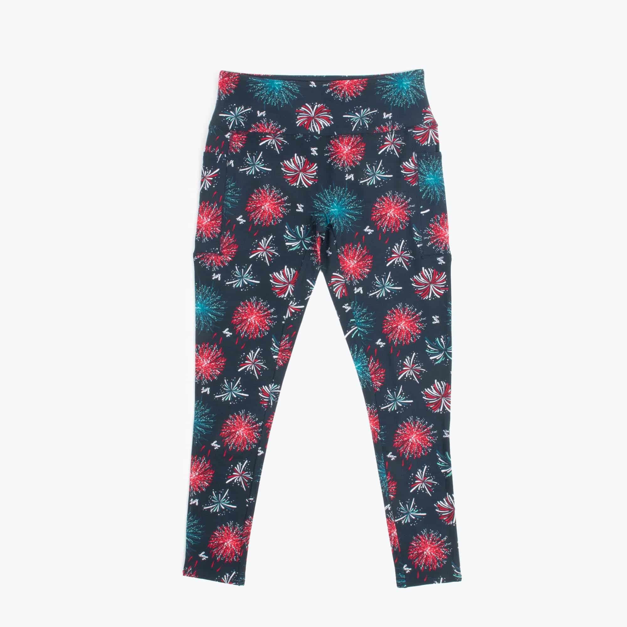 Lugging Cropped Leggings - FIREWORK NAVY - Luggings_FireworksNavy_Flatlay