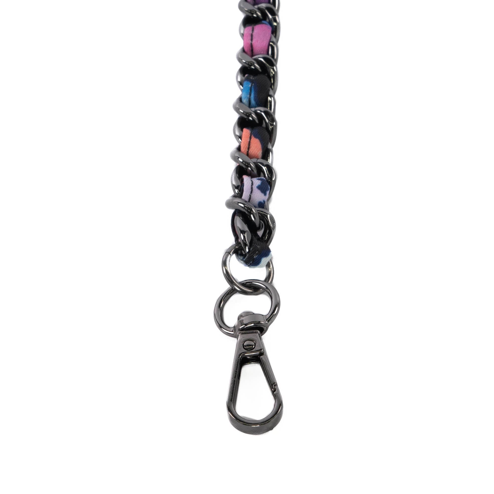 Metal Straps Classic - WATERCOLOR BUTTERLIES BLACK - MetalChainStrap_WatercolourButterflies-3