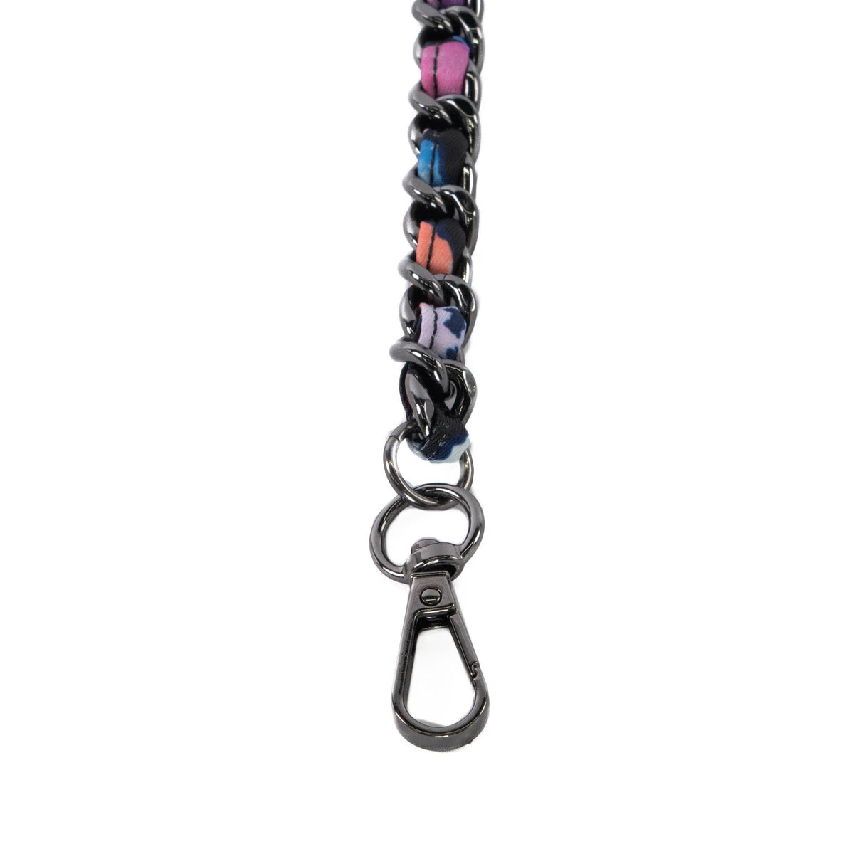 Metal Straps Classic - WATERCOLOR BUTTERLIES BLACK - MetalChainStrap_WatercolourButterflies-3