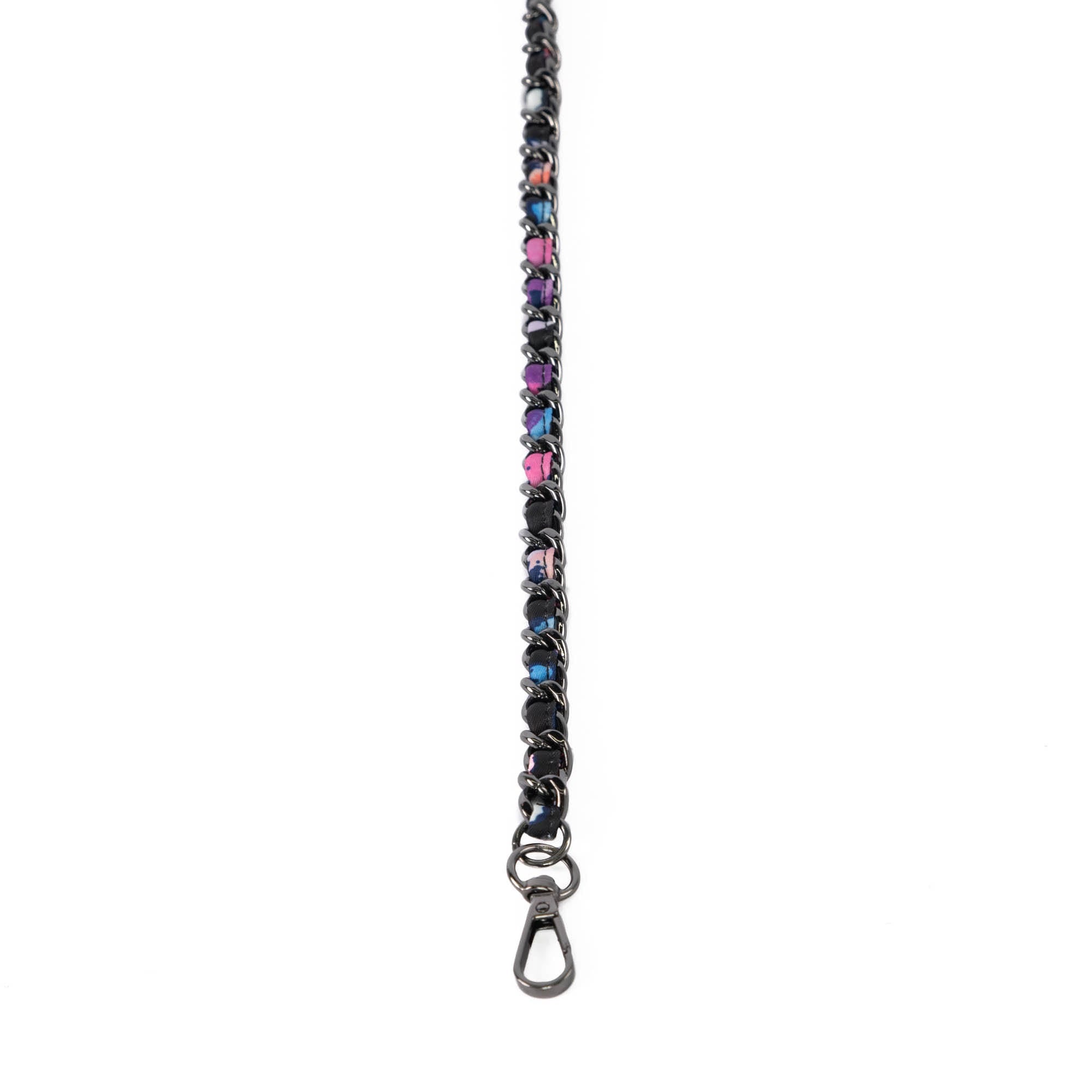 Metal Straps Classic - WATERCOLOR BUTTERLIES BLACK - MetalChainStrap_WatercolourButterflies_02