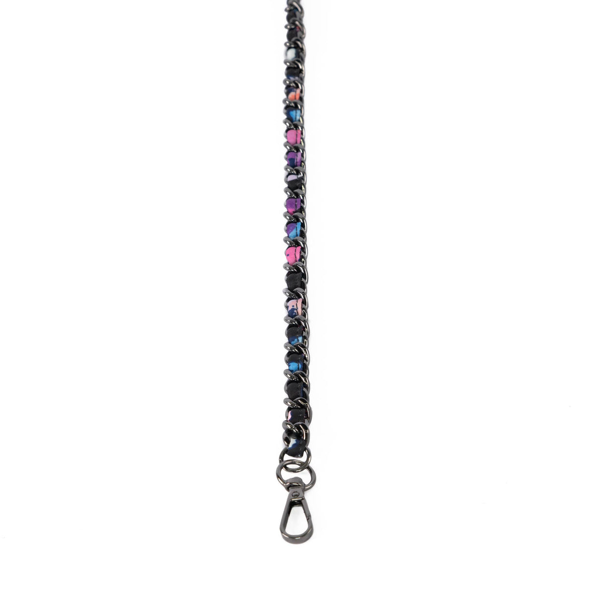 Metal Straps Classic - WATERCOLOR BUTTERLIES BLACK - MetalChainStrap_WatercolourButterflies_02