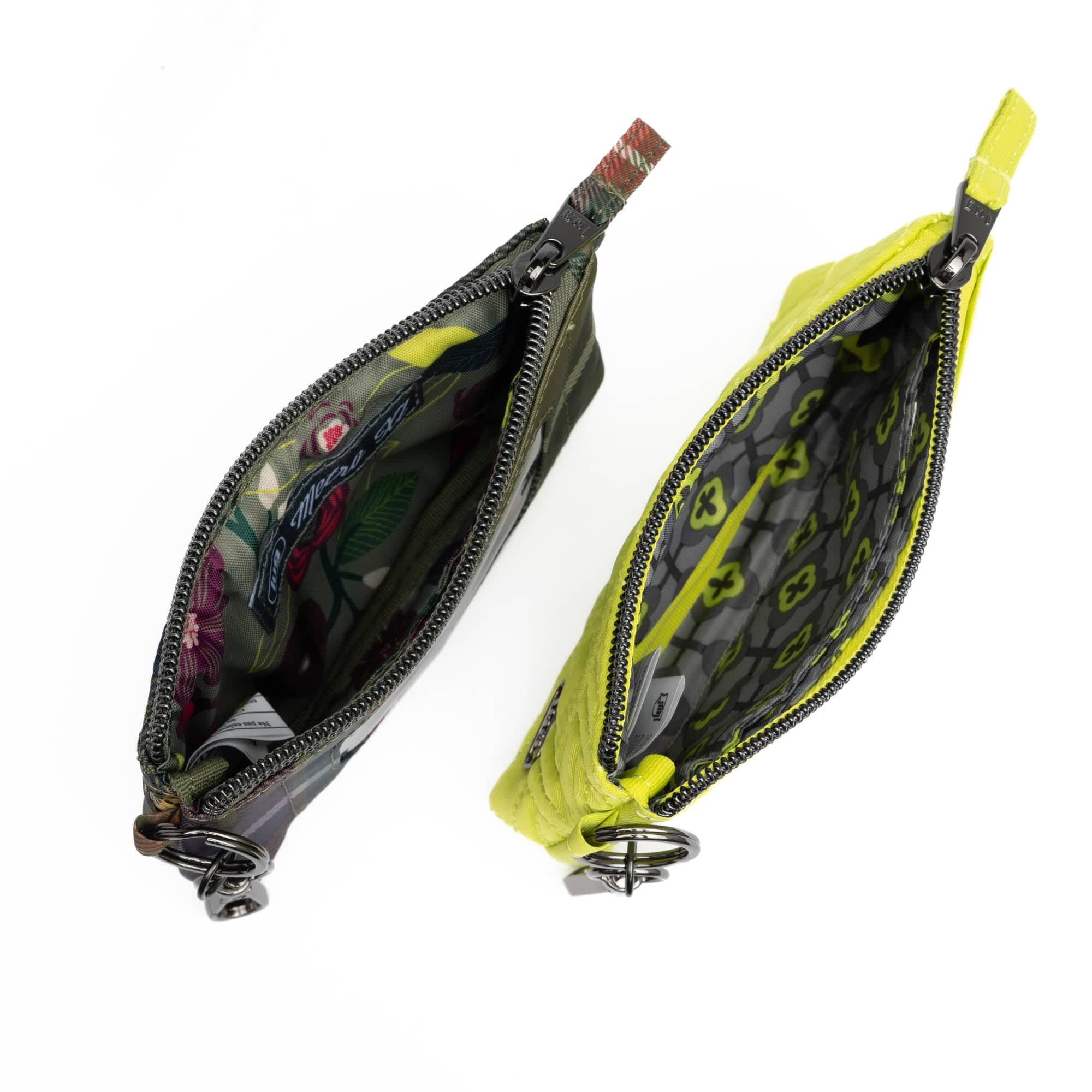 Metro XL Pouch - 2pc Set - AUTUMN PLAID LEMON LIME - MetroXL2pc_AutumnPlaid_LemonLime-3_nvjh5p