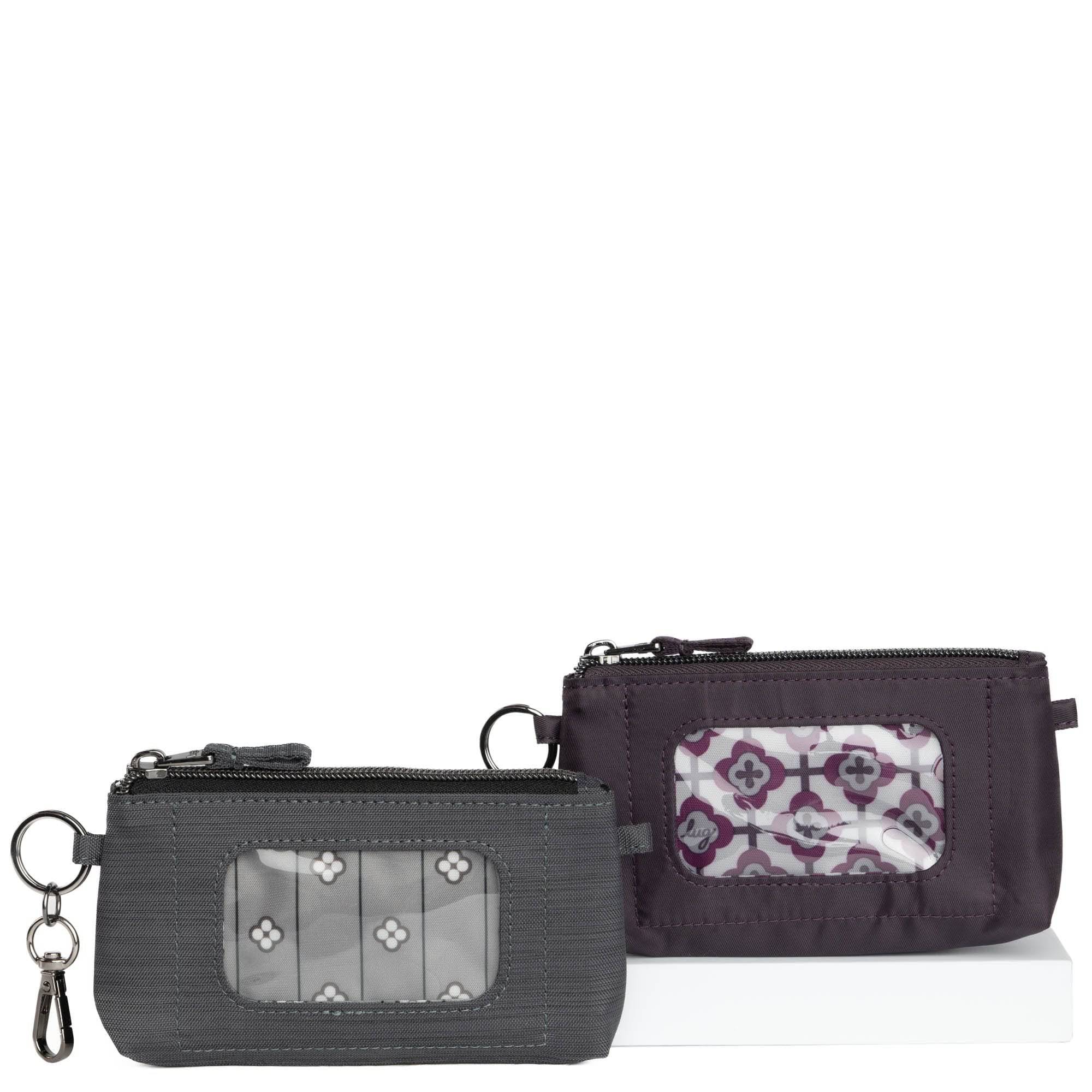 Metro XL Pouch - 2pc Set - BRUSHED GREY PLUM PURPLE - MetroXL2pc_BrushedGrey_PlumPurple-2_pfrsax
