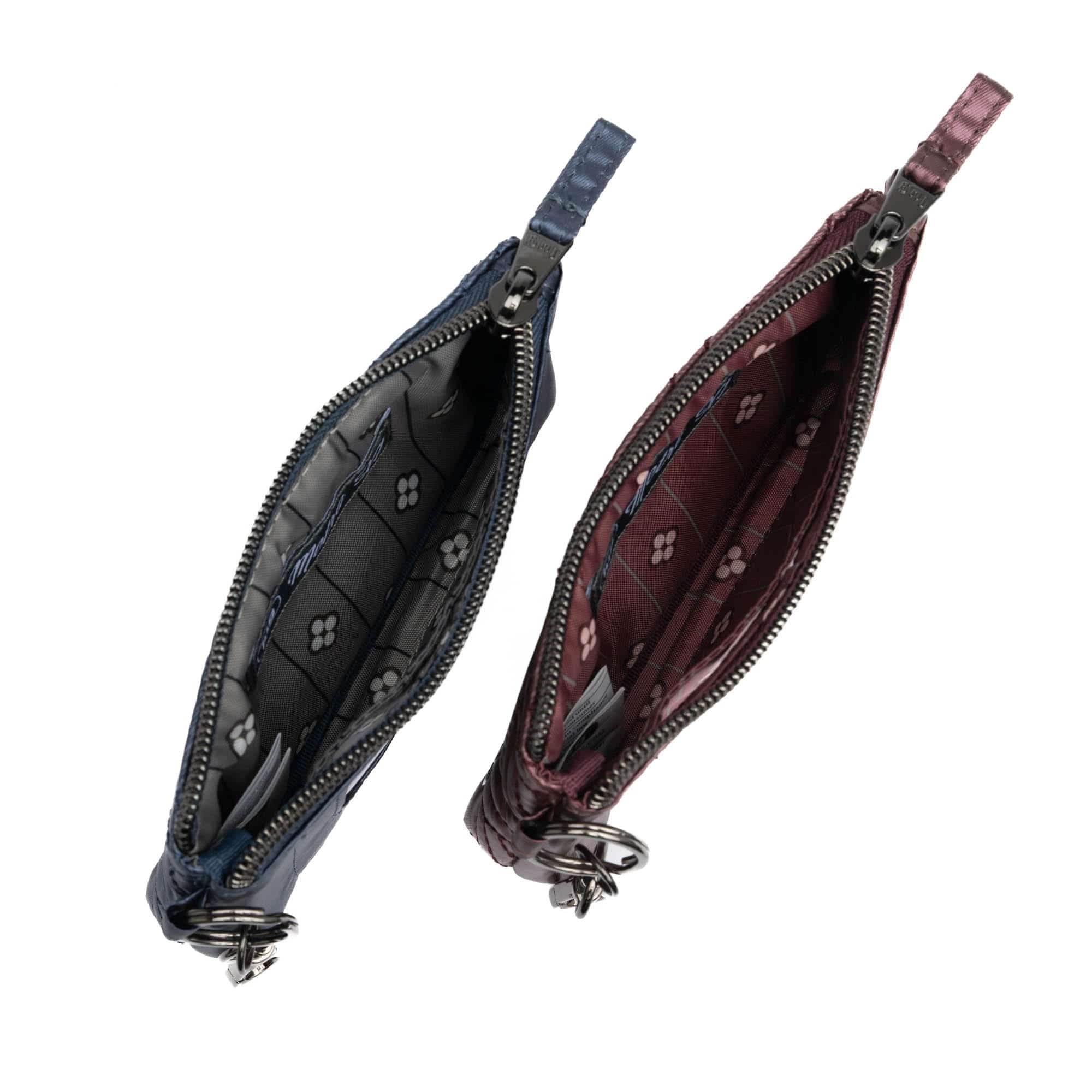 Metro XL Pouch - 2pc Set - METALLIC WINE METALLIC INDIGO - MetroXL2pc_MetallicWine_MetallicIndigo-3_kj2n79