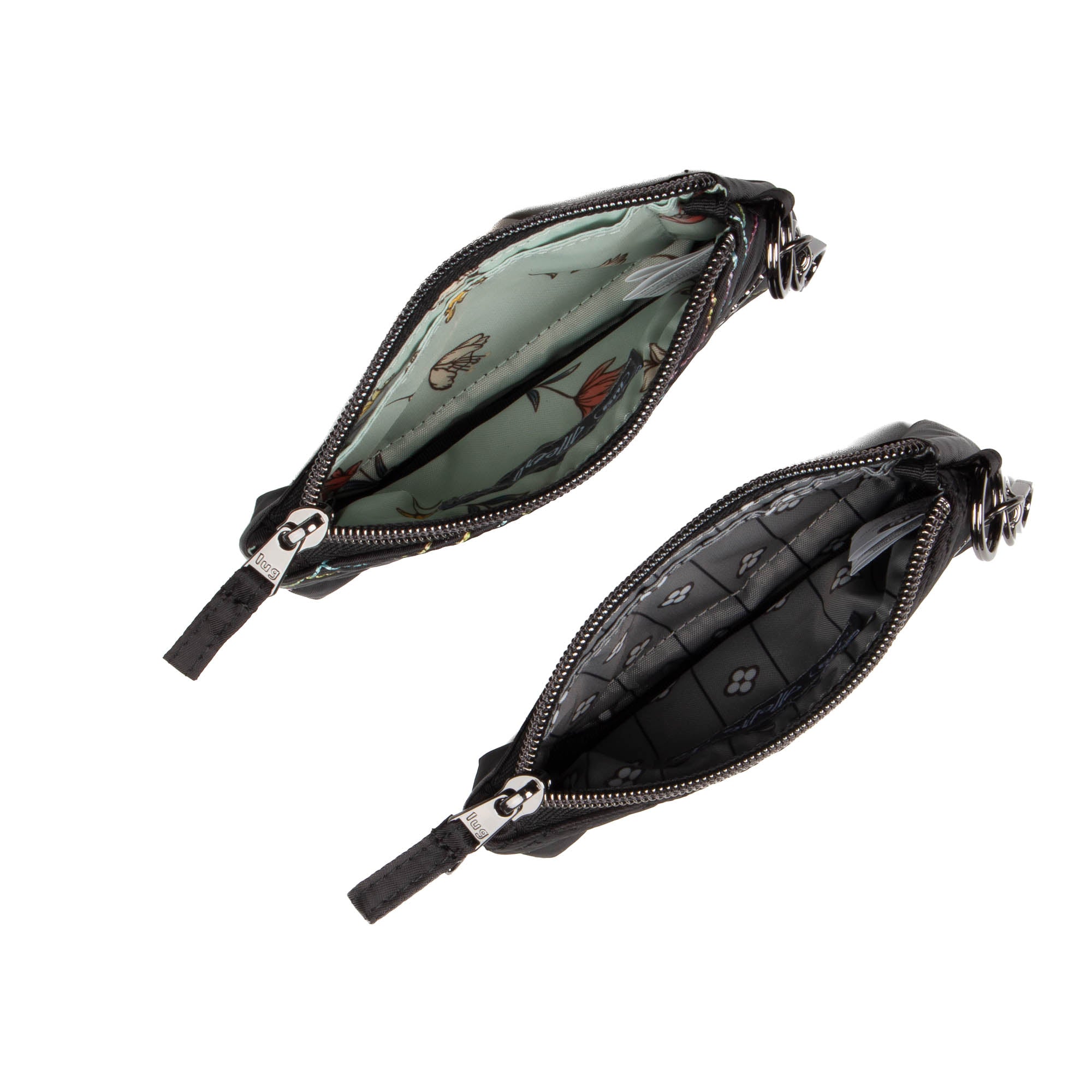 Metro XL Pouch - 2pc Set - BLACK BLACK ICEPOP STITCH - MetroXLSetof2_Black_BlackIcepop_02