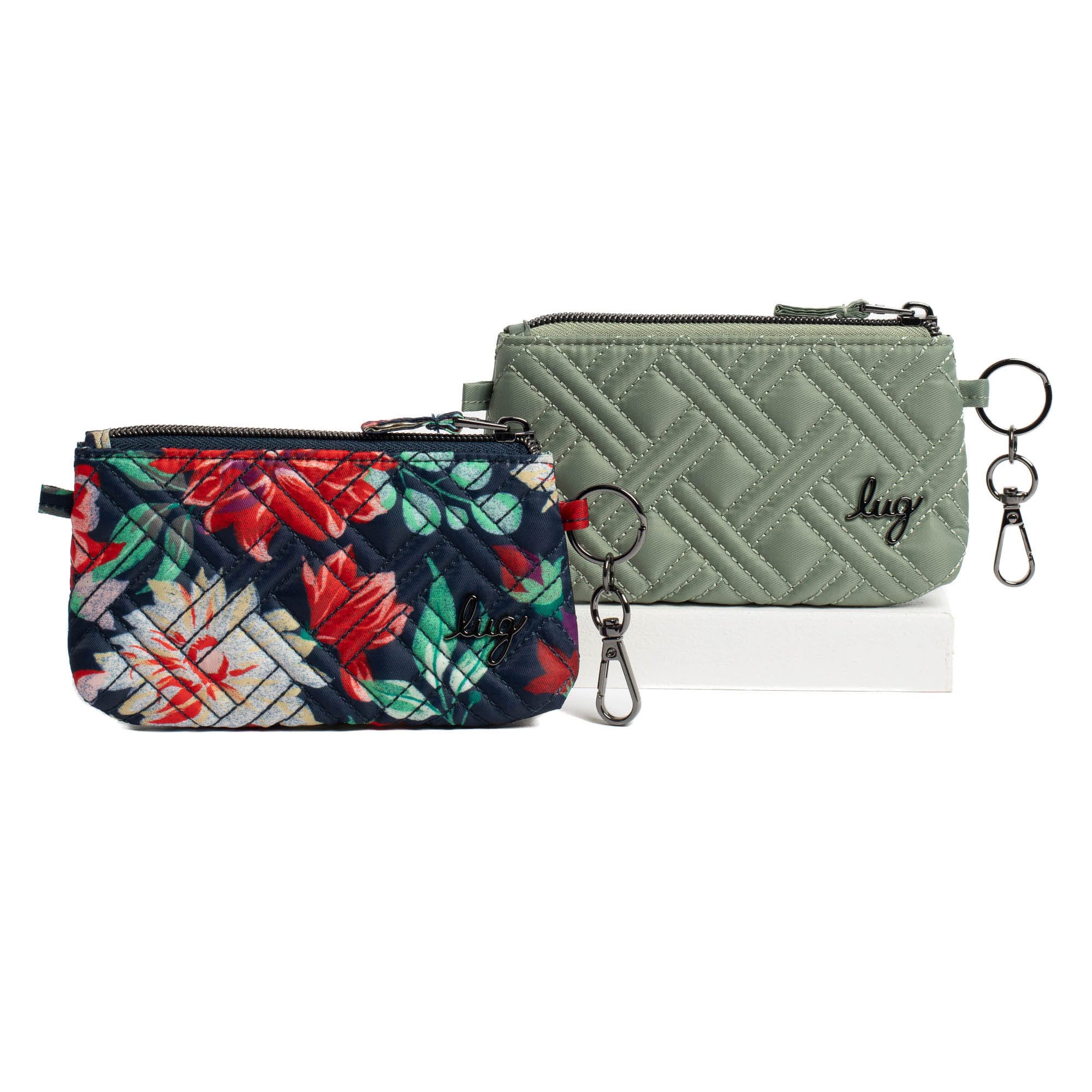 Metro XL Pouch - 2pc Set - BLOOM REVIVAL SAGE - MetroXLSetof2_BloomRevival_SageGreen