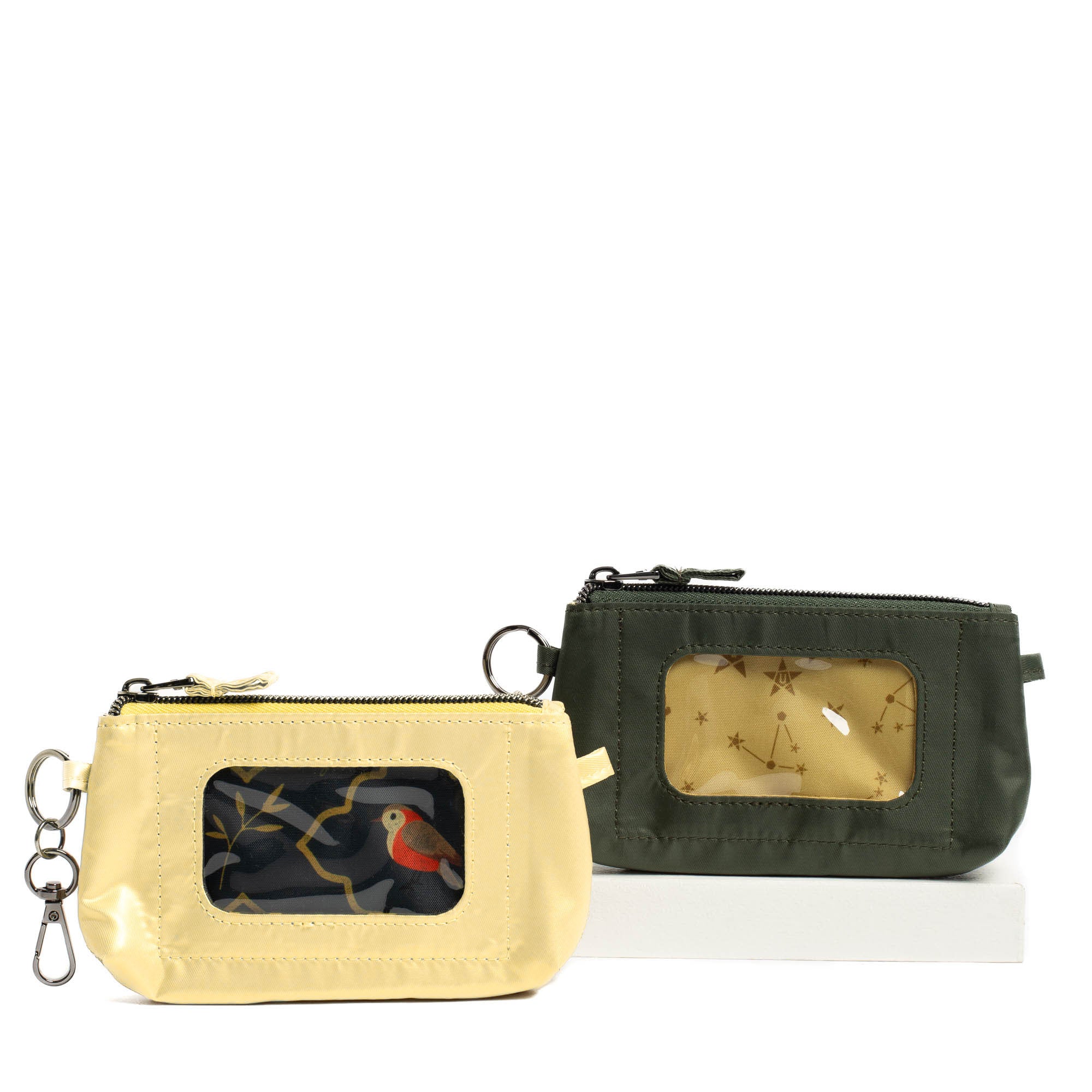 Metro XL Pouch - 2pc Set - METALLIC GOLD OLIVE GREEN - MetroXLSetof2_MetallicGold_Olive_03