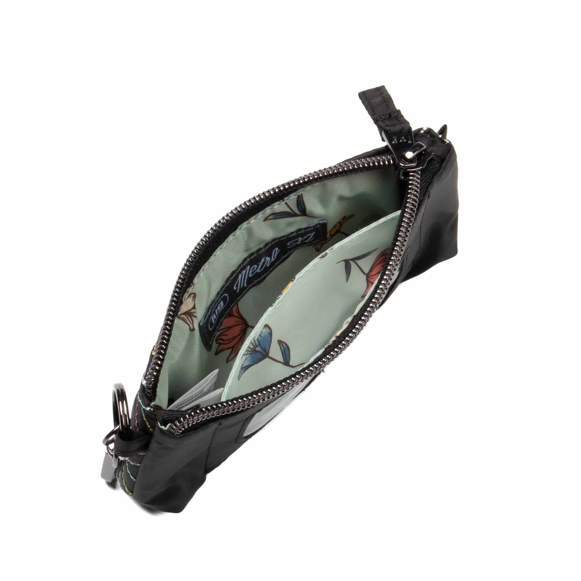 Metro XL ID Pouch - BLACK ICEPOP STITCH - MetroXL_BlackwithIcepop_02