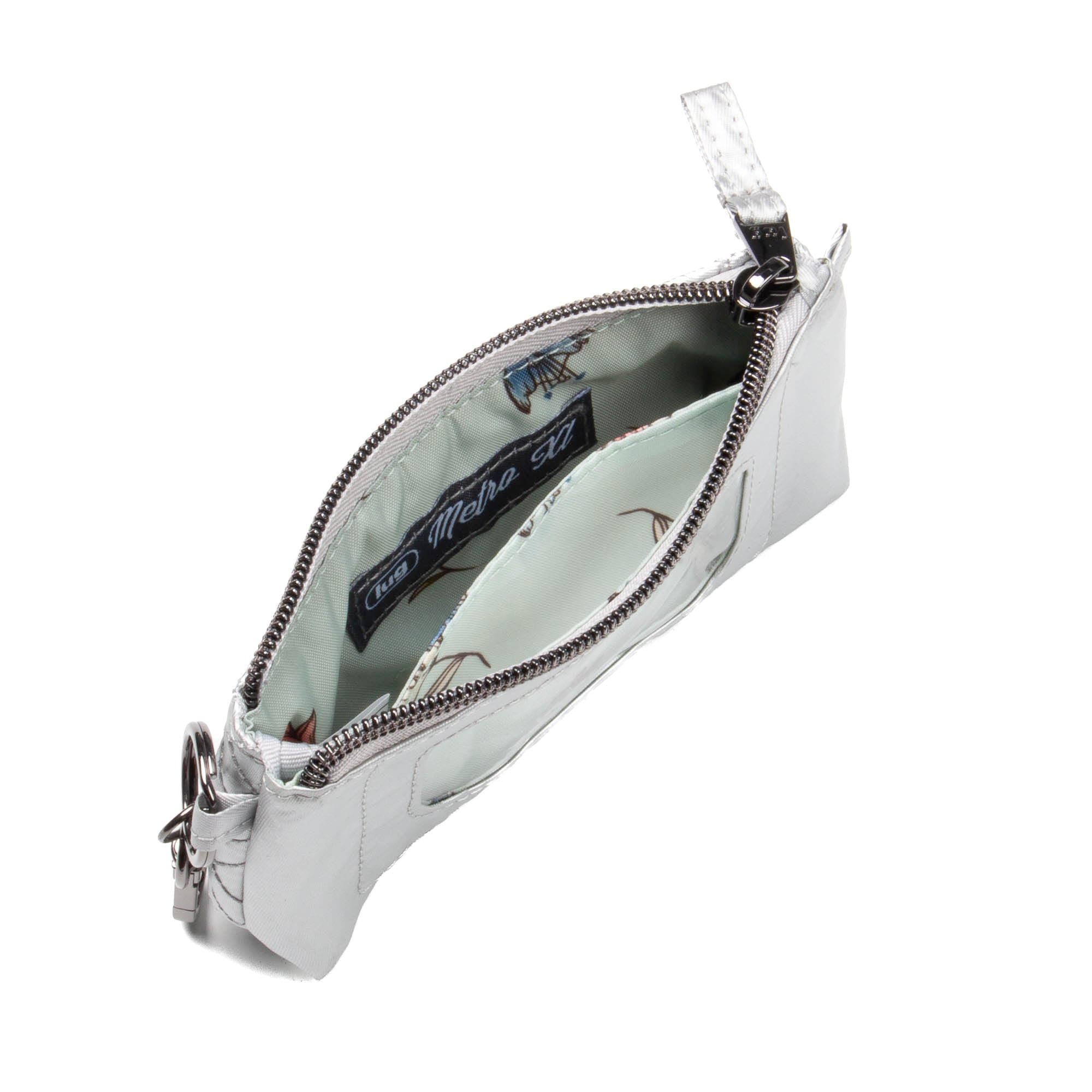 Metro XL ID Pouch - METALLIC SILVER - MetroXL_MetallicSilver_02