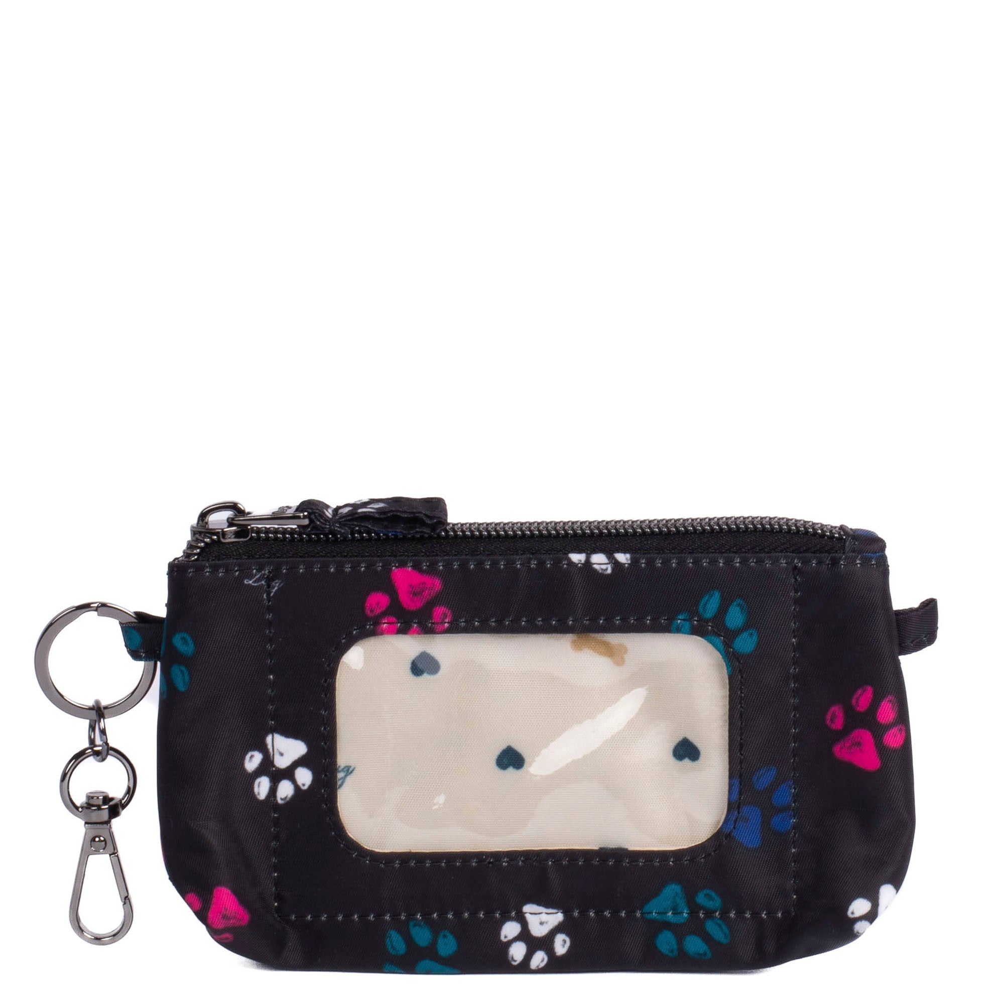 Metro XL ID Pouch - PAWS BLACK 2 - MetroXL_PawsBlack_02