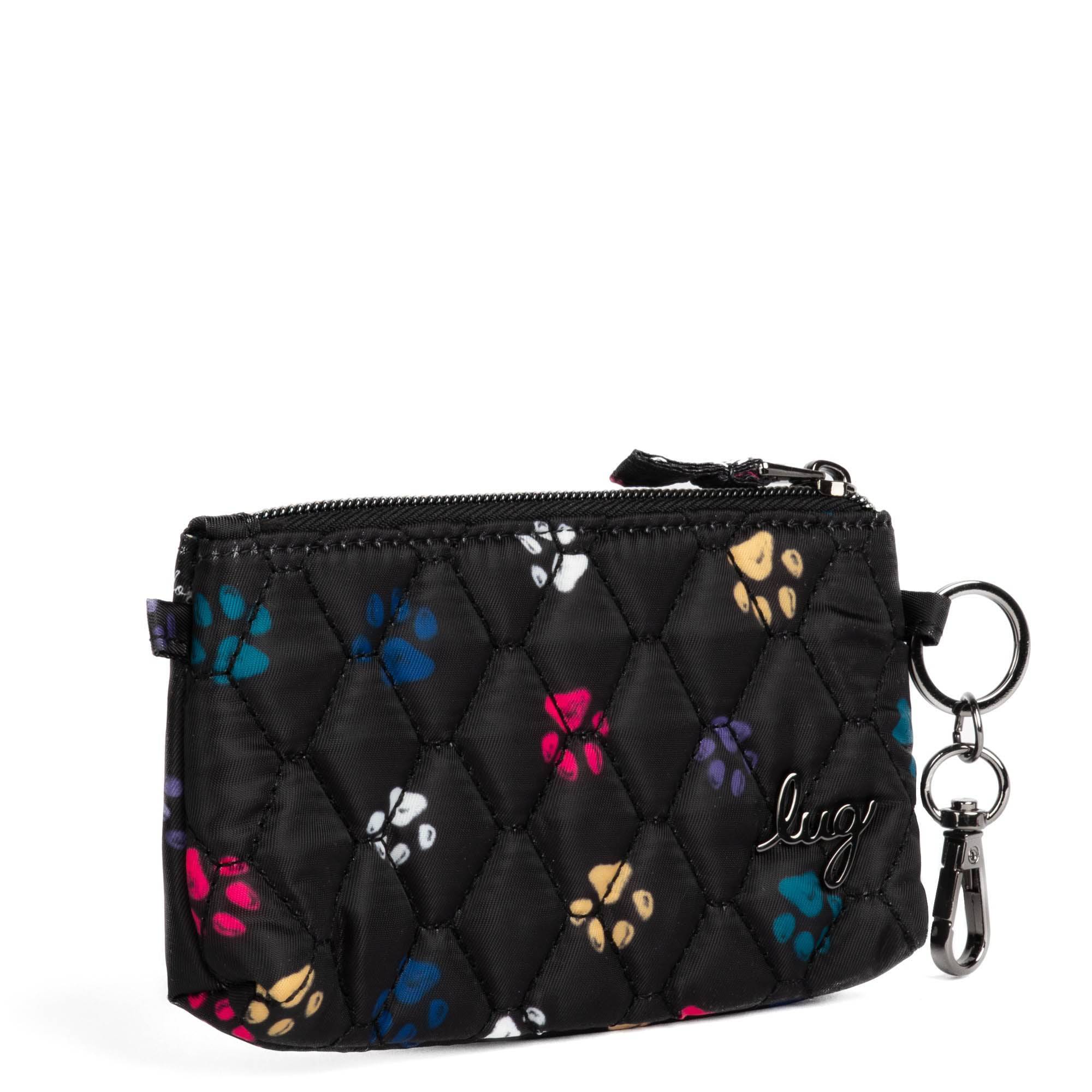 Metro XL ID Pouch - PAWS BLACK - MetroXL_PawsBlack_022