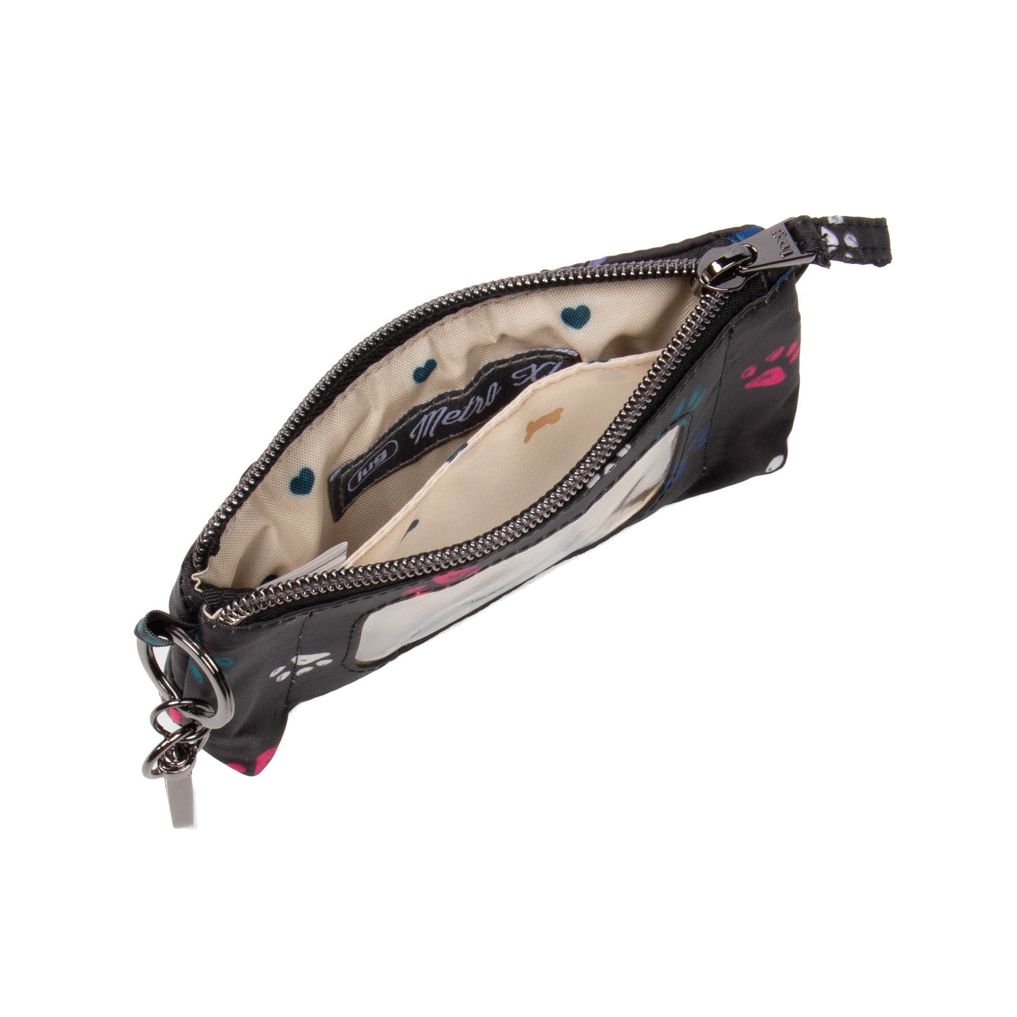 Metro XL ID Pouch - PAWS BLACK 2 - MetroXL_PawsBlack_03