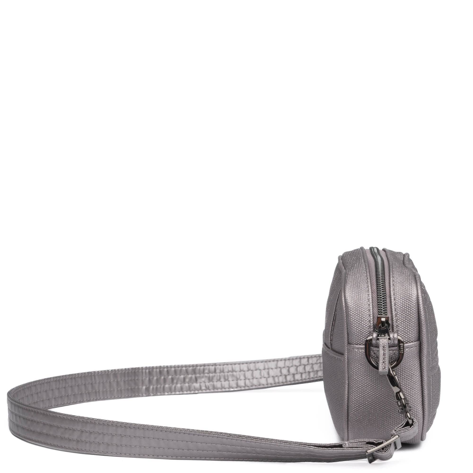 Mingle Matte Luxe VL Camera Bag - METALLIC PEARL - MingleML_MetallicPearl_03