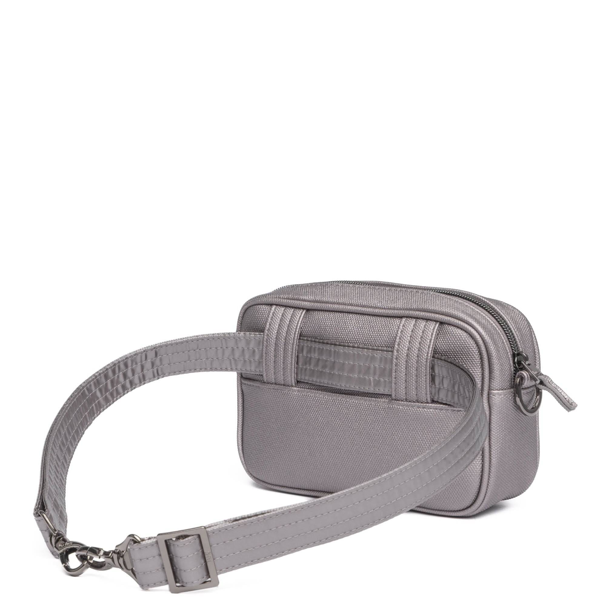 Mingle Matte Luxe VL Camera Bag - METALLIC PEARL - MingleML_MetallicPearl_04