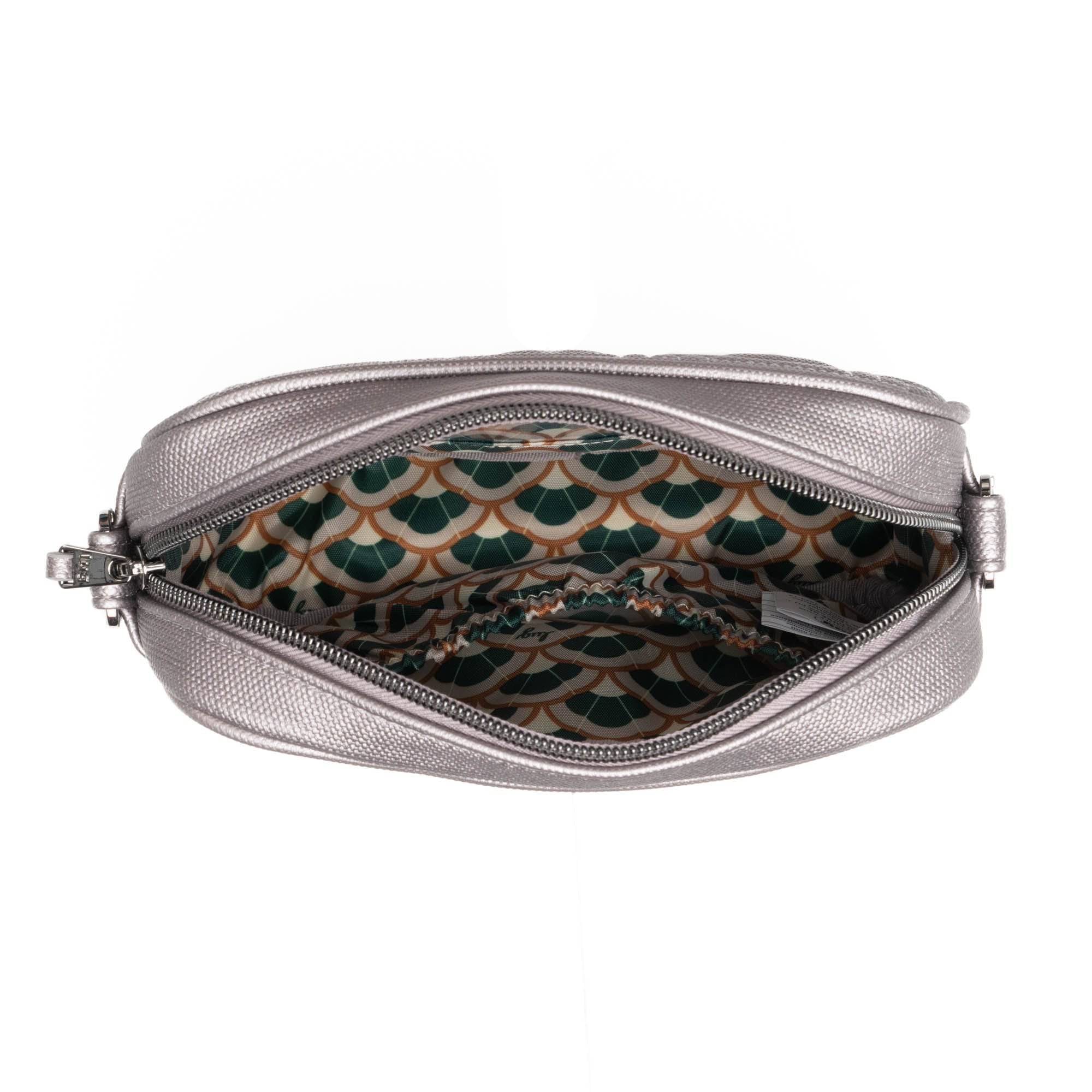 Mingle Matte Luxe VL Camera Bag - METALLIC PEARL - MingleML_MetallicPearl_05