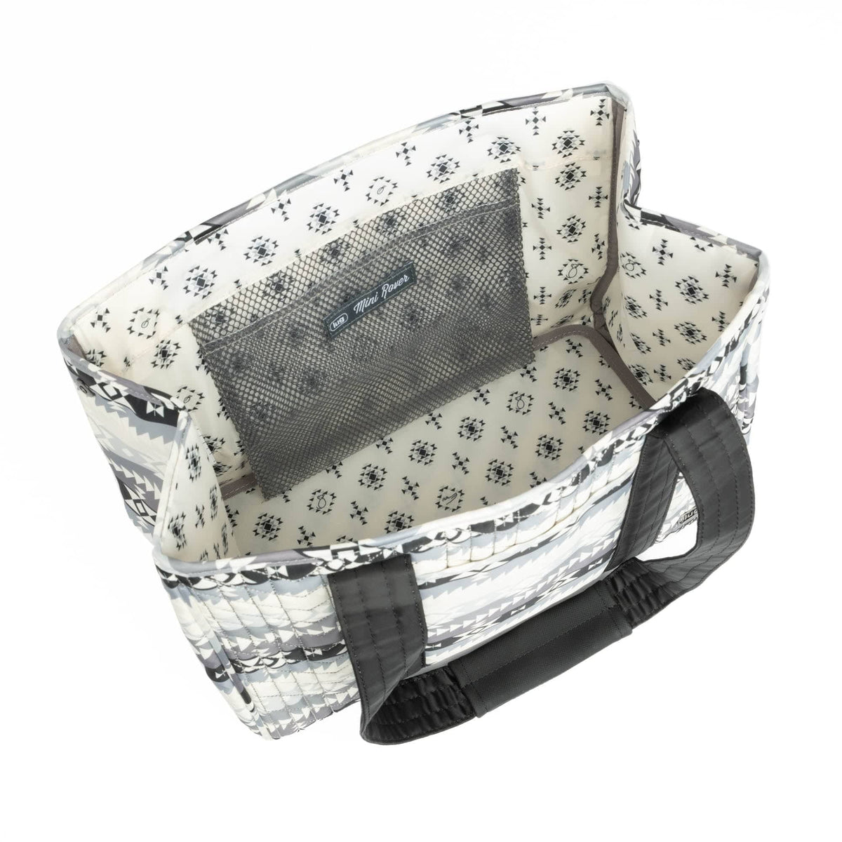 Guild Collection Classic Rover Mini Tote Bag - SOUTHWEST GEESE GREY - MiniRoverMD_SouthwestGeeseGrey_06