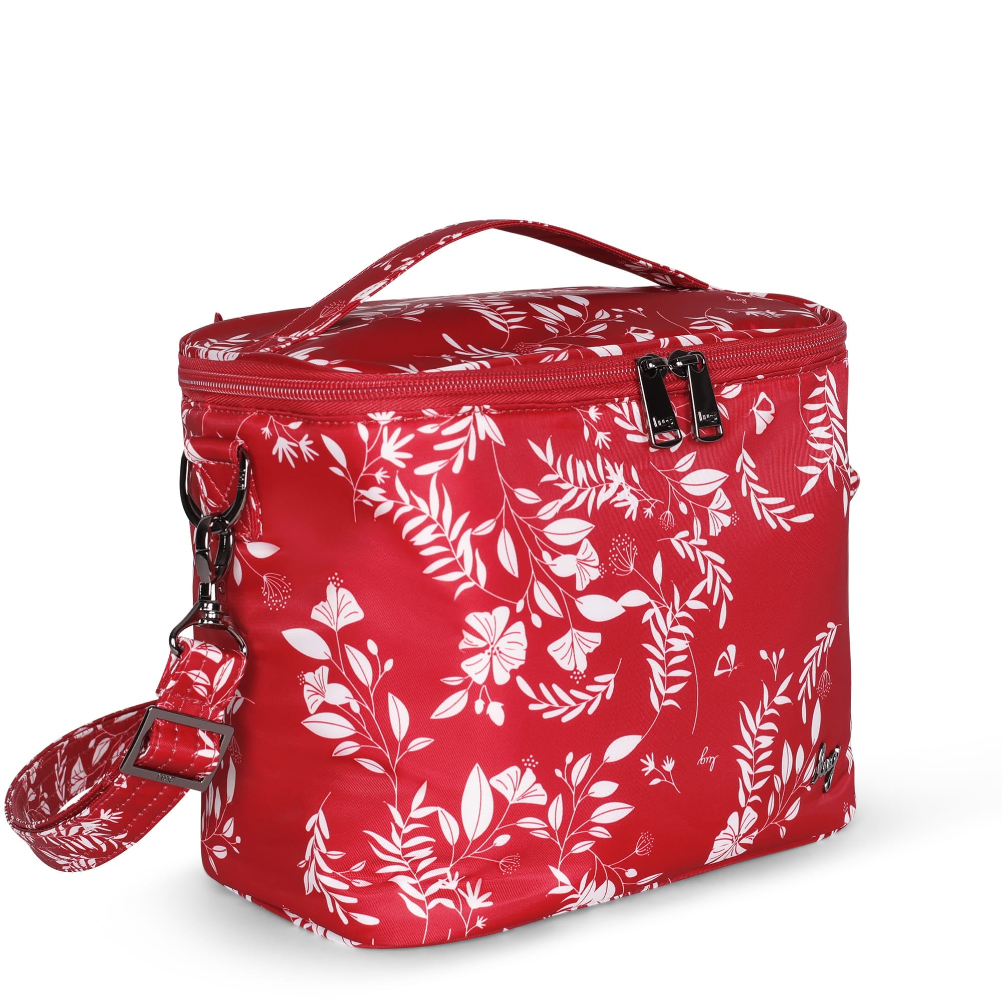 Nibble Convertible Lunch Tote Bag - FLOURISH RED - Nibble_FlourishRed_02