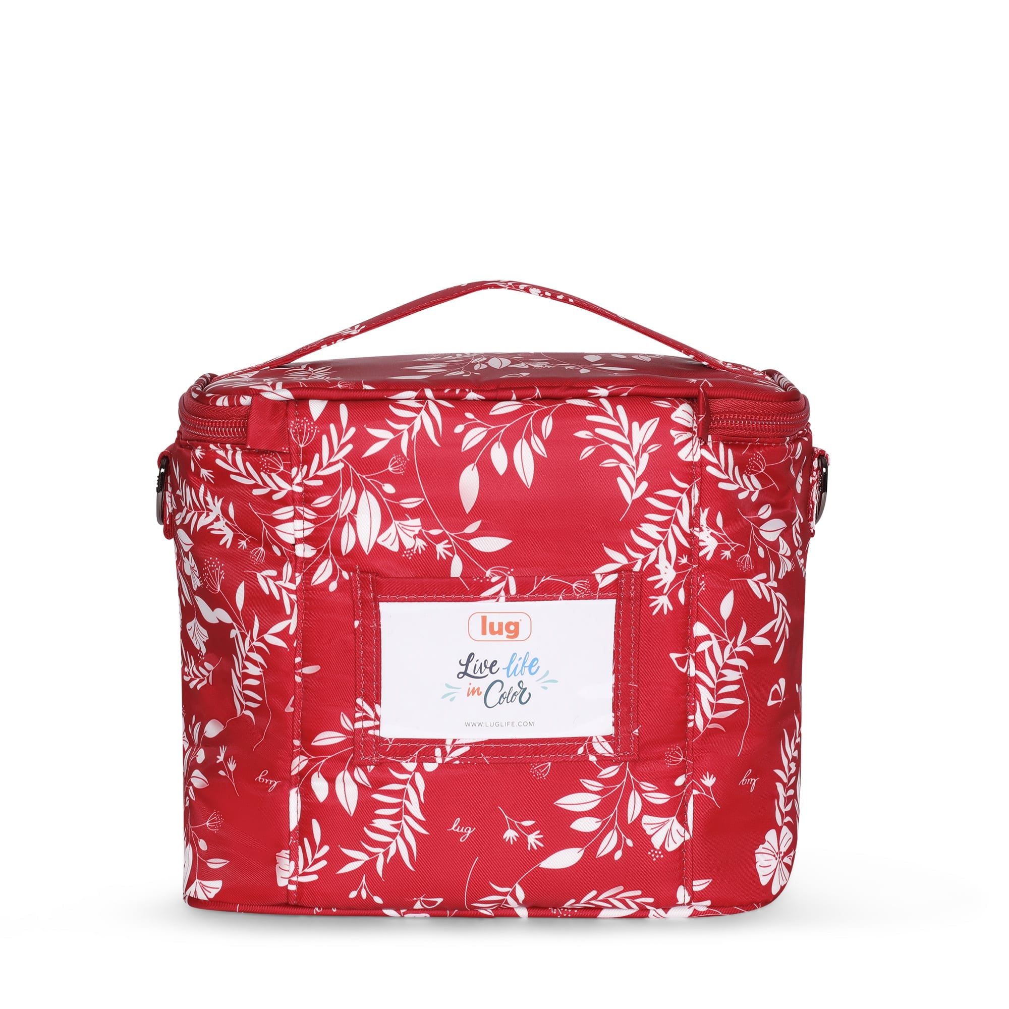 Nibble Convertible Lunch Tote Bag - FLOURISH RED - Nibble_FlourishRed_04