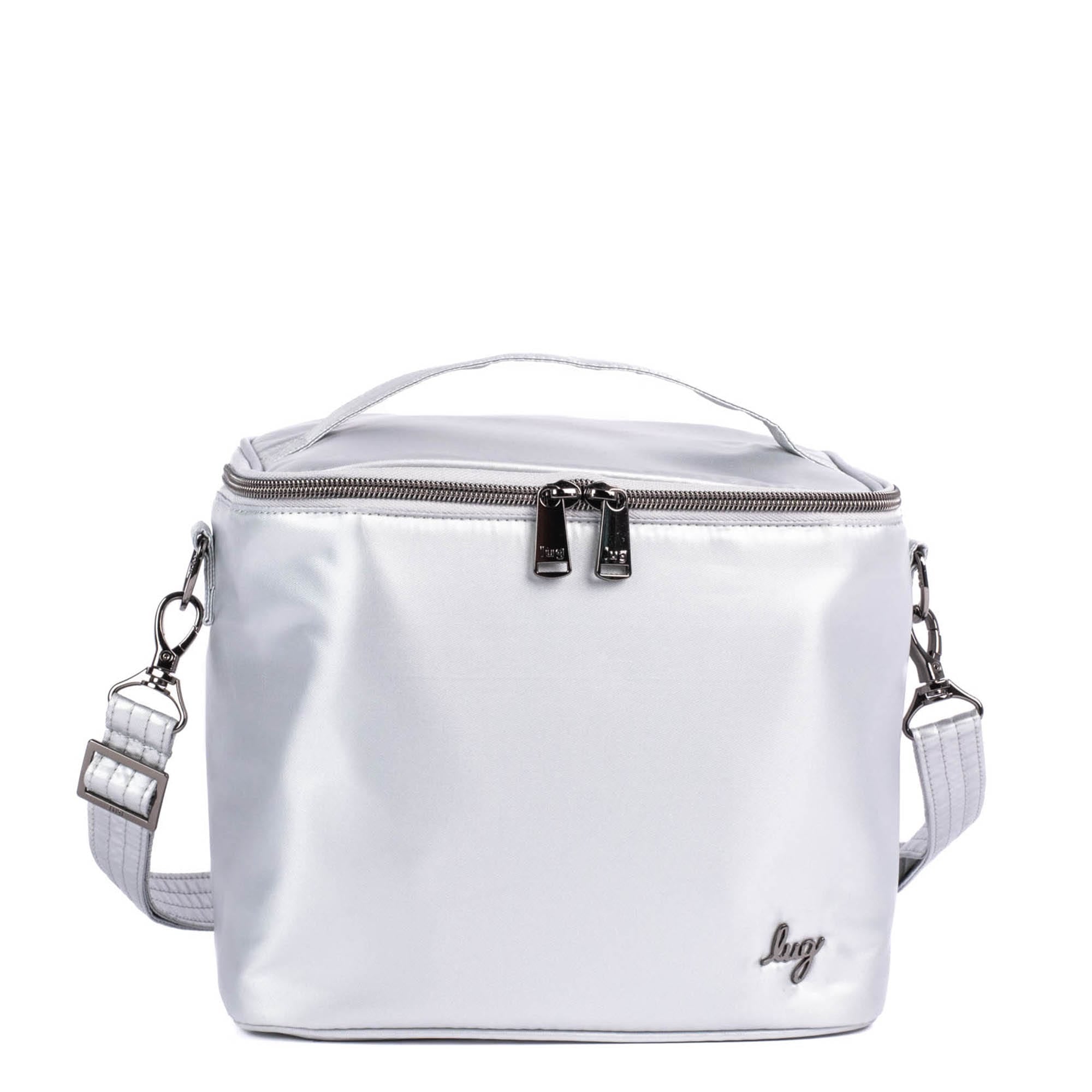 Nibble Convertible Lunch Tote Bag - - Nibble_MetallicSilver_01_322b0b5b-c404-47f0-bdb4-025049ccf6be