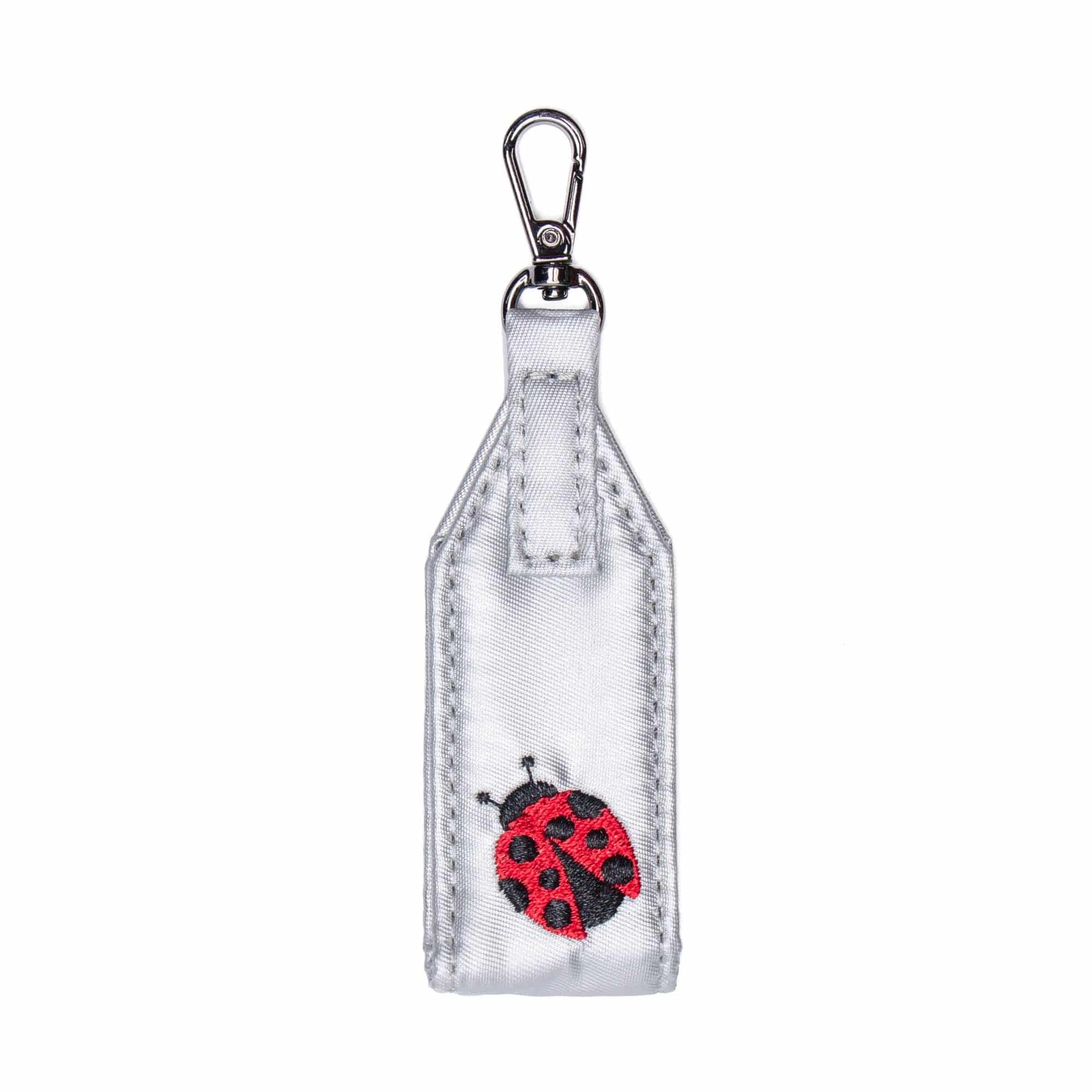 Oversized Puller with Clasp - METALLIC SILVER LADYBUG - OversizedPullerWithClasp_MetallicSilverLadybug_01_lamrtk