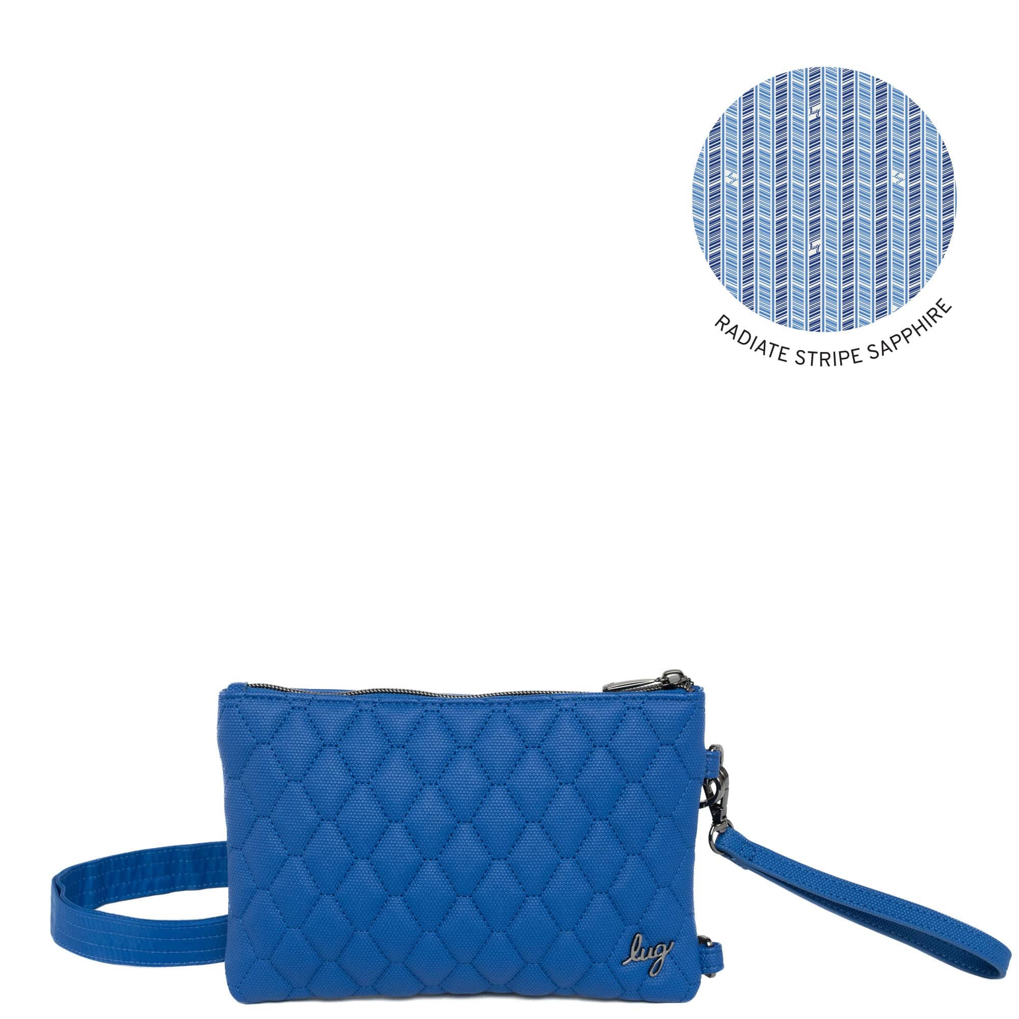 Peekaboo 2 Matte Luxe VL Convertible Crossbody Bag - SAPPHIRE BLUE - PEEKABOO2-ML-Sapphire