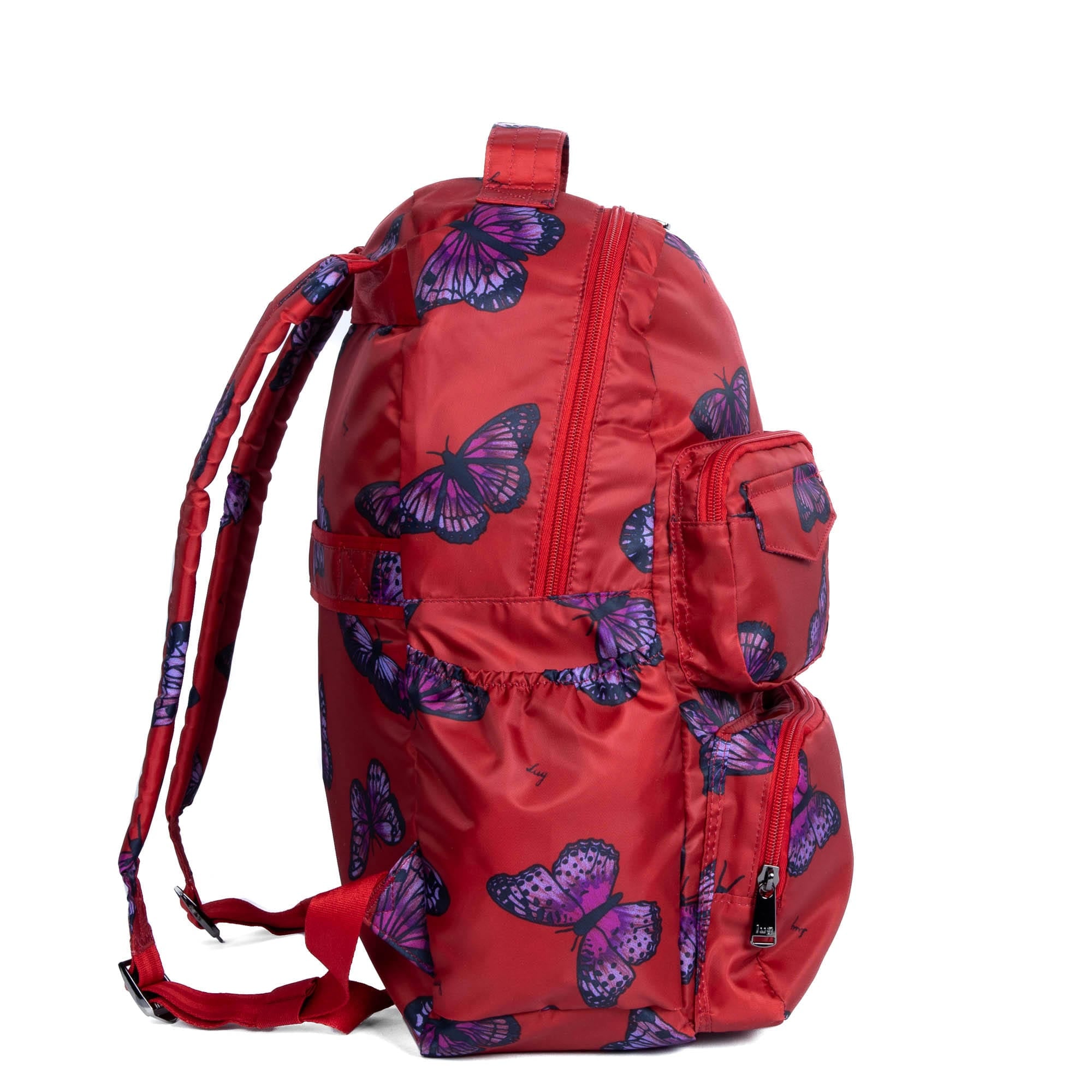 Puddle Jumper SE Packable Backpack - BUTTERFLY POPPY - PJBackpackPackableSE_ButterflyPoppy_03
