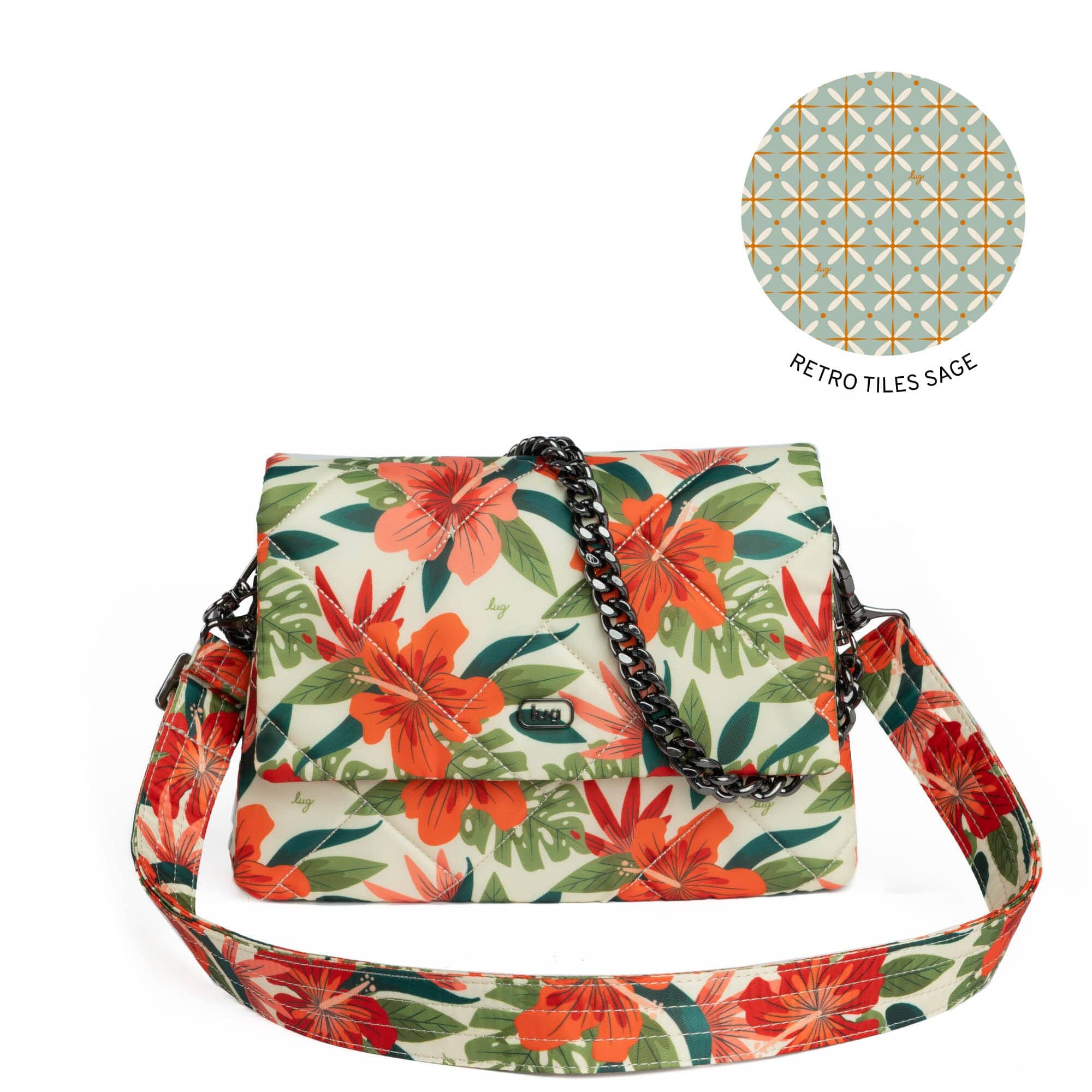 Plié Crossbody Bag - LUSH LUAU - PLIE_LUSH-LUAU