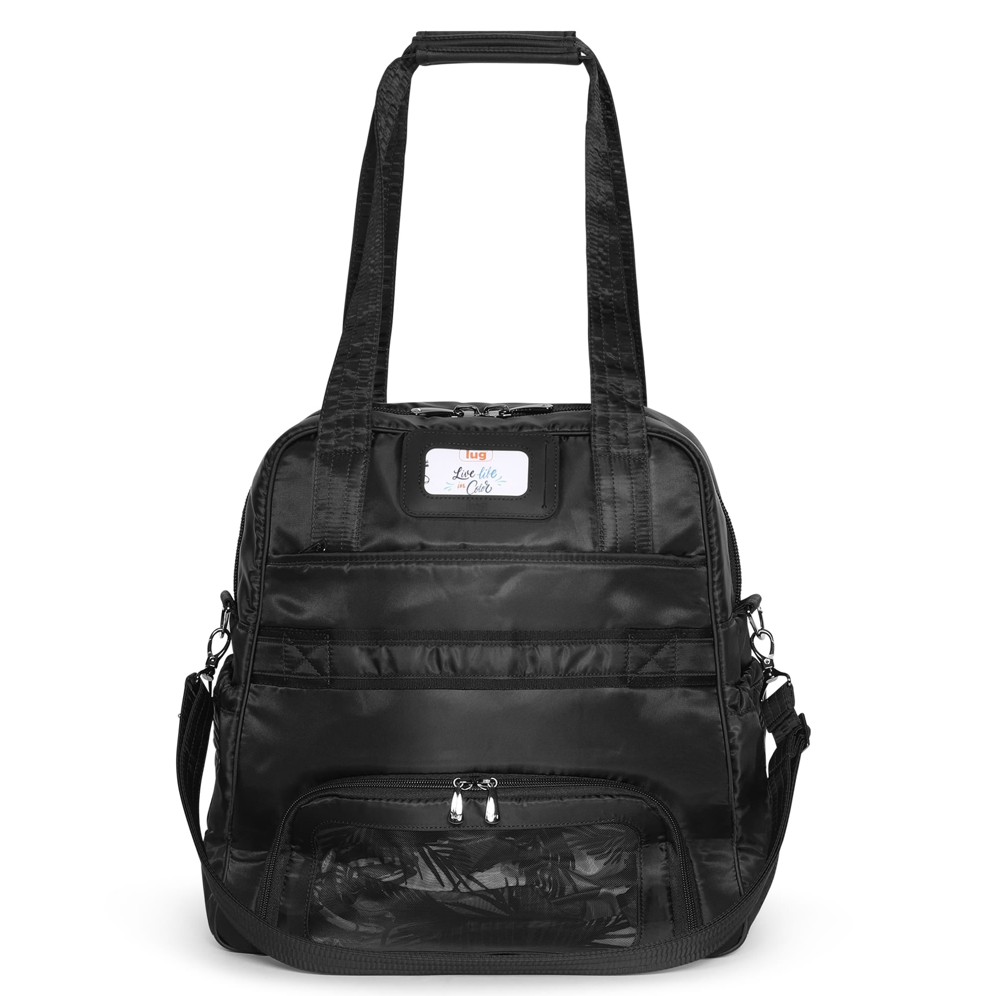 Puddle Jumper LE Convertible Tote Bag - MIDNIGHT BLACK - PUDDLEJUMPERLE-CHARMBAR_Black_04_n41ld5