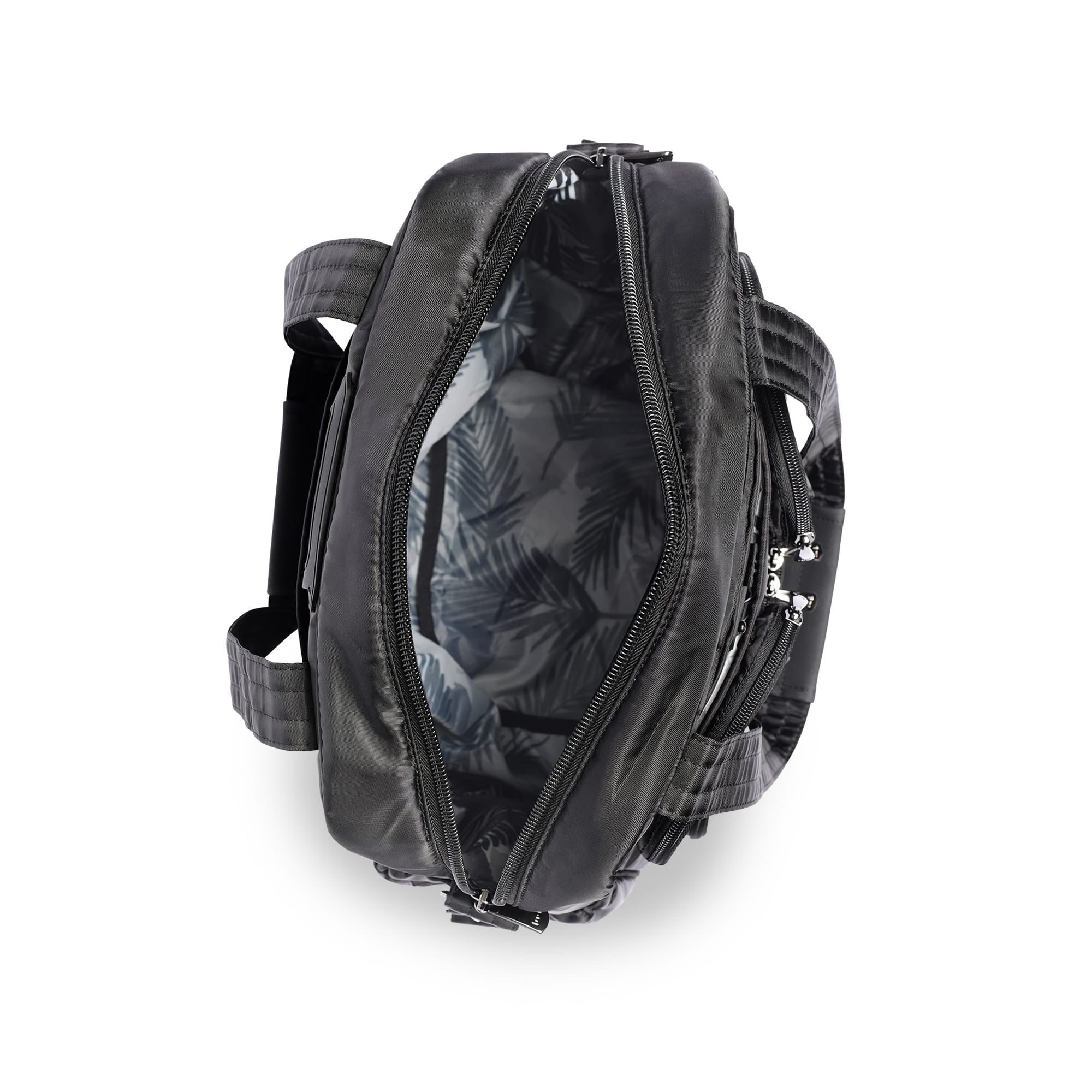 Puddle Jumper LE Convertible Tote Bag - MIDNIGHT BLACK - PUDDLEJUMPERLE-CHARMBAR_Black_05_6o1x7g