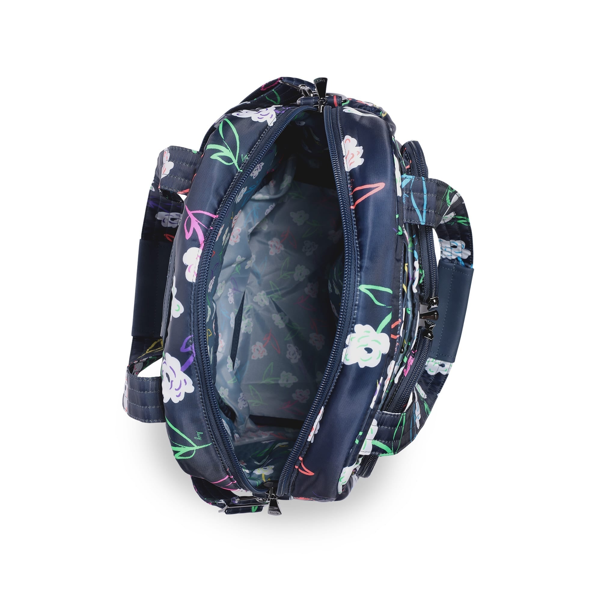 Puddle Jumper LE Convertible Tote Bag - BRIGHT FLORAL - PUDDLEJUMPERLE-CHARMBAR_BrightFloral_05_6yhm90
