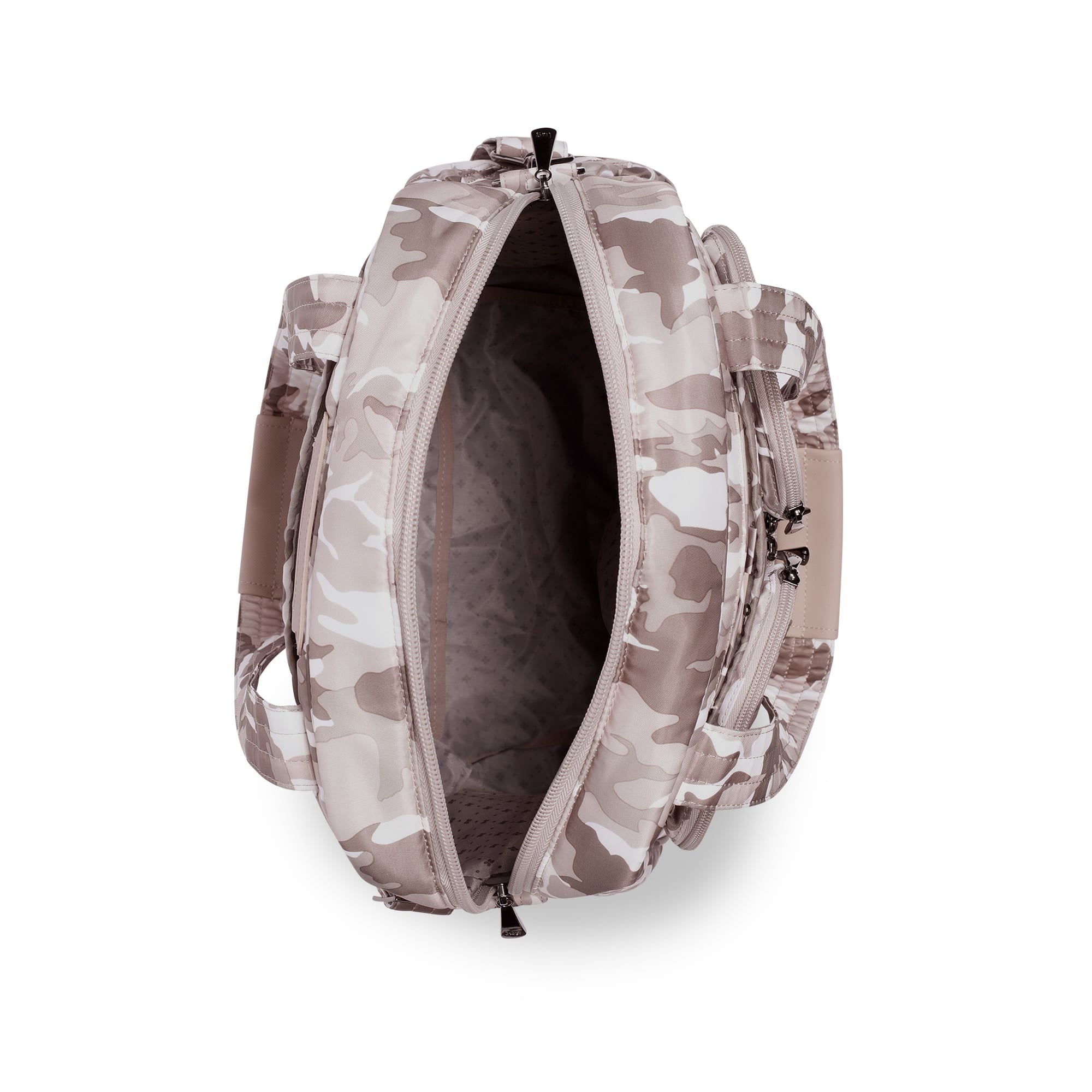 Puddle Jumper LE Convertible Tote Bag - CAMO TAUPE - PUDDLEJUMPERLE-CHARMBAR_CamoTaupe_05_ofjus9