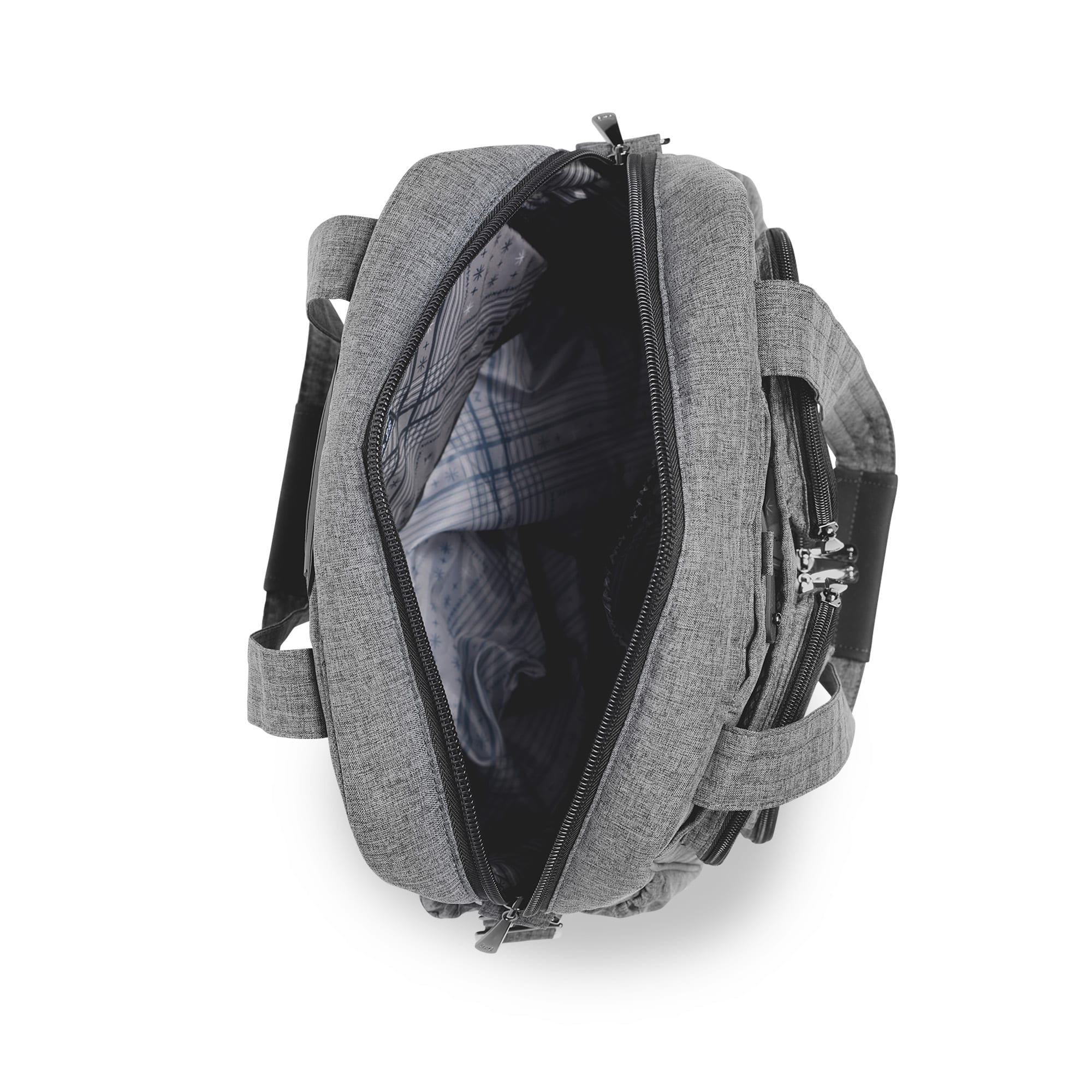 Puddle Jumper LE Convertible Tote Bag - HEATHER GREY - PUDDLEJUMPERLE-CHARMBAR_HeatherGrey_05_n492rd