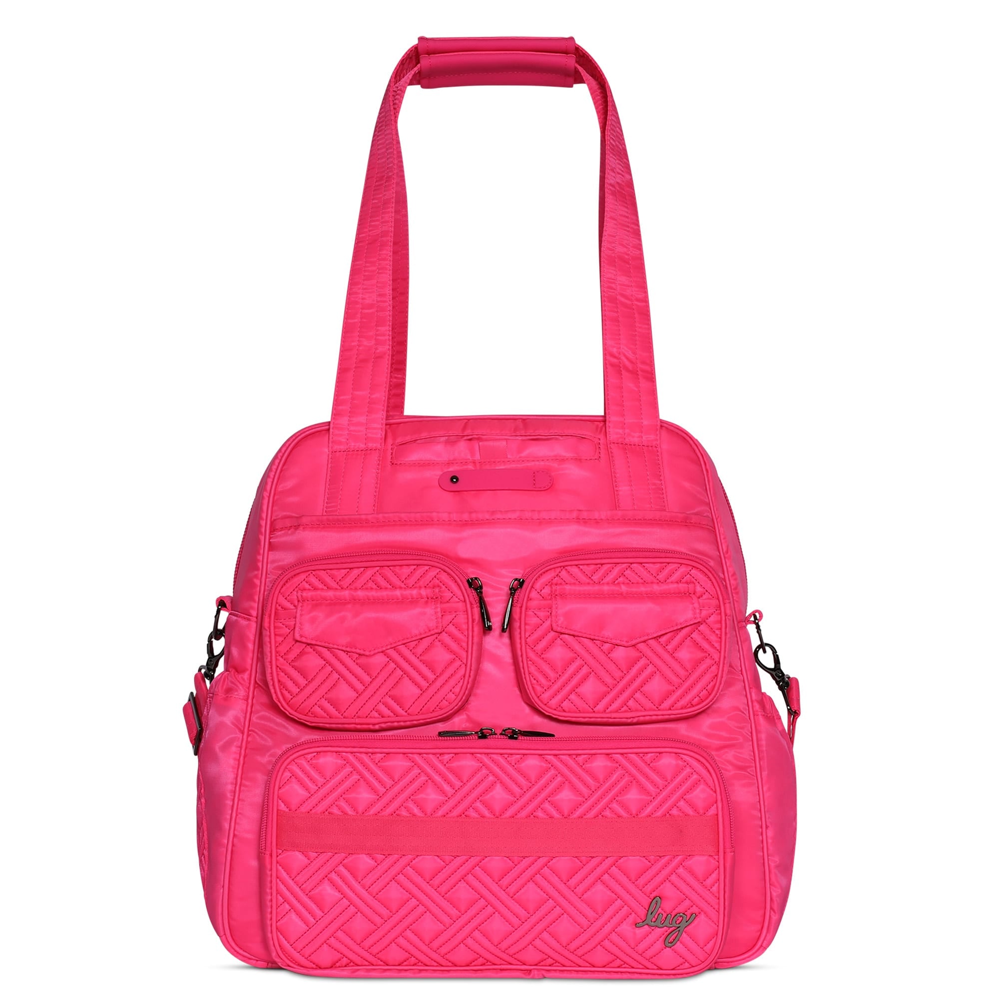Puddle Jumper LE Convertible Tote Bag - MAGENTA - PUDDLEJUMPERLE-CHARMBAR_Magenta_01