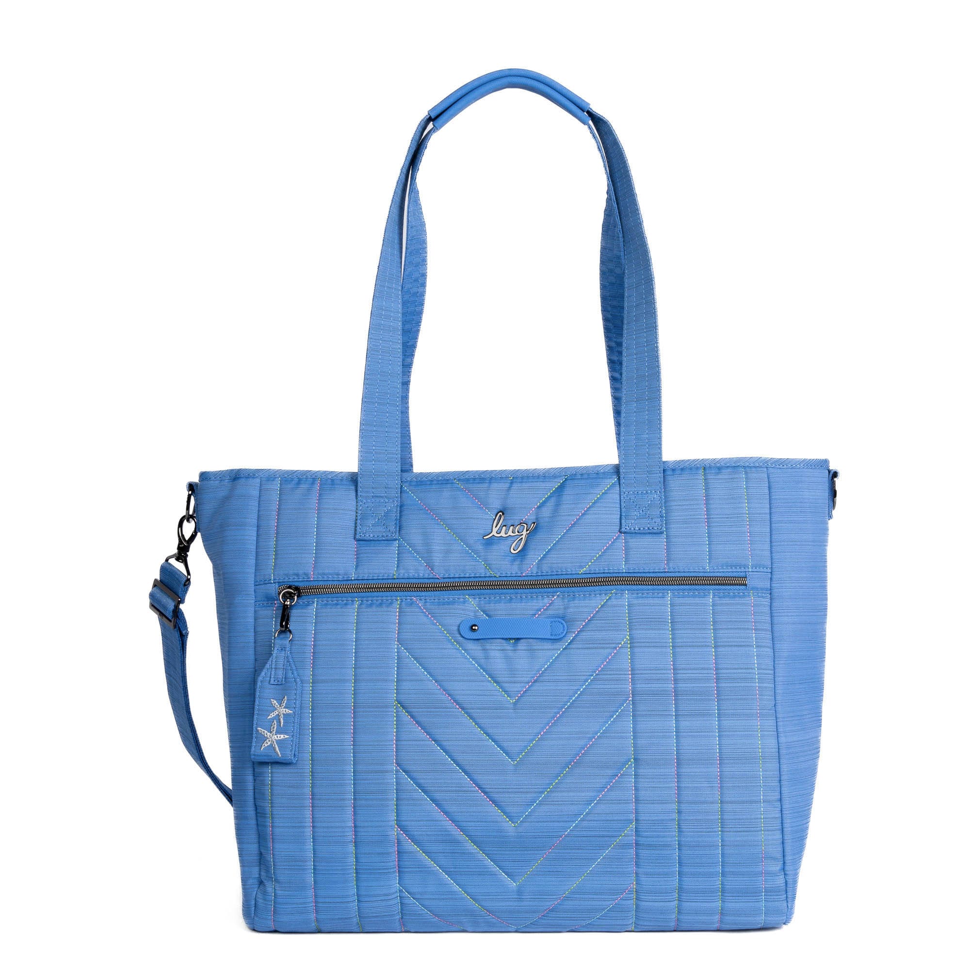 Paddle Carry-All Tote - BRUSHED MARINA ICEPOP STITCH - Paddle_BrushedMarina_01