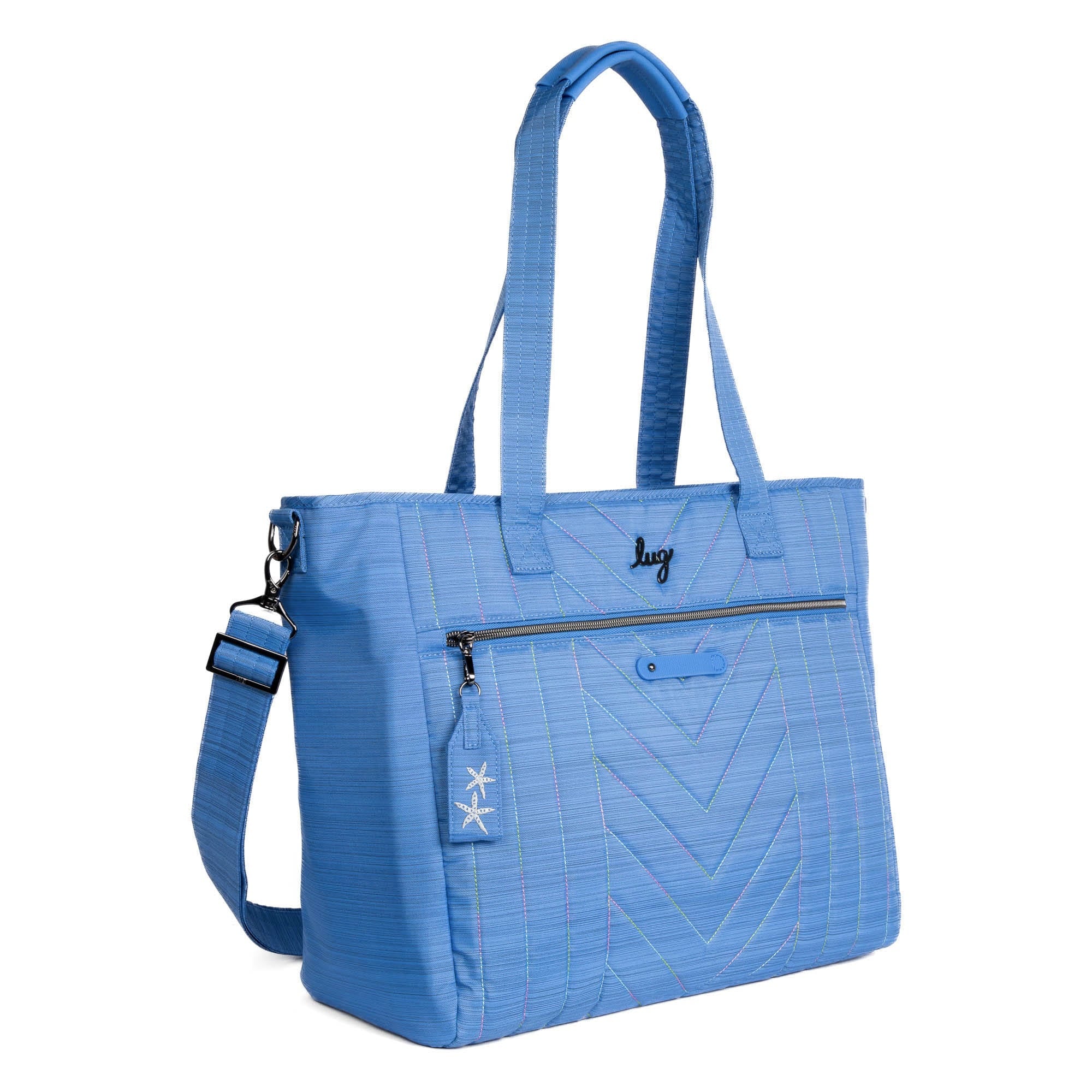 Paddle Carry-All Tote - BRUSHED MARINA ICEPOP STITCH - Paddle_BrushedMarina_03