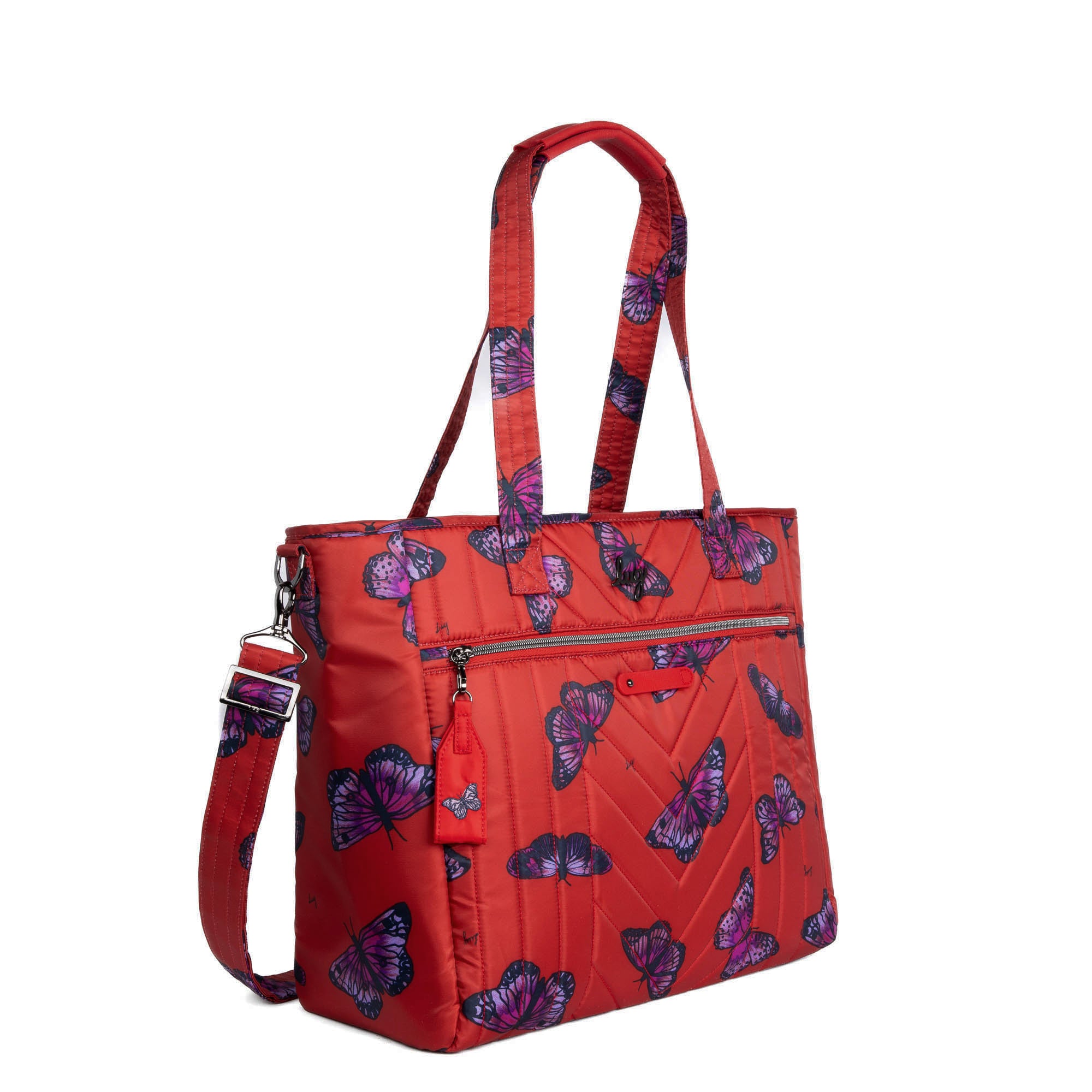 Paddle Carry-All Tote - BUTTERFLY POPPY - Paddle_ButterflyPoppy_03-2