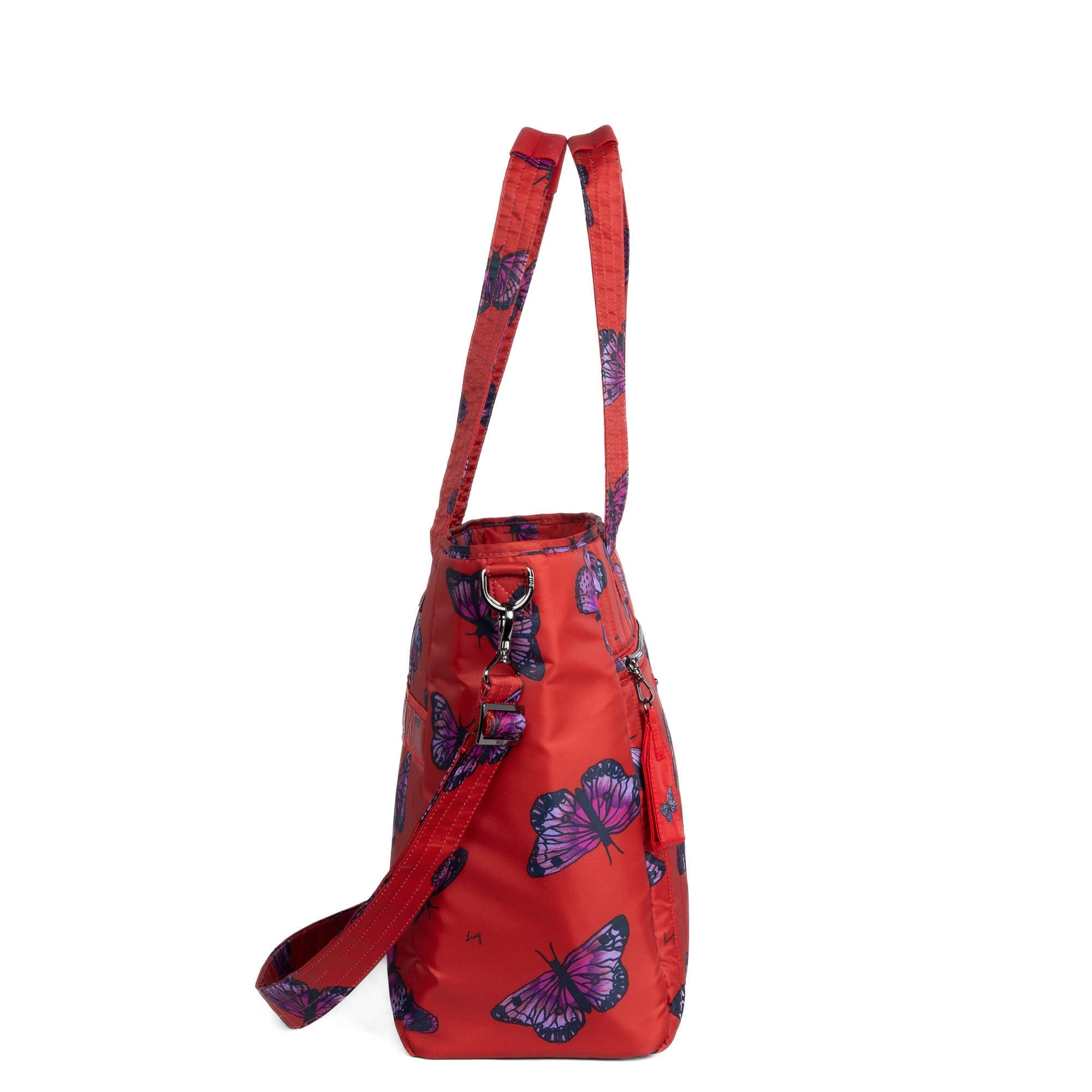 Paddle Carry-All Tote - BUTTERFLY POPPY - Paddle_ButterflyPoppy_04-2