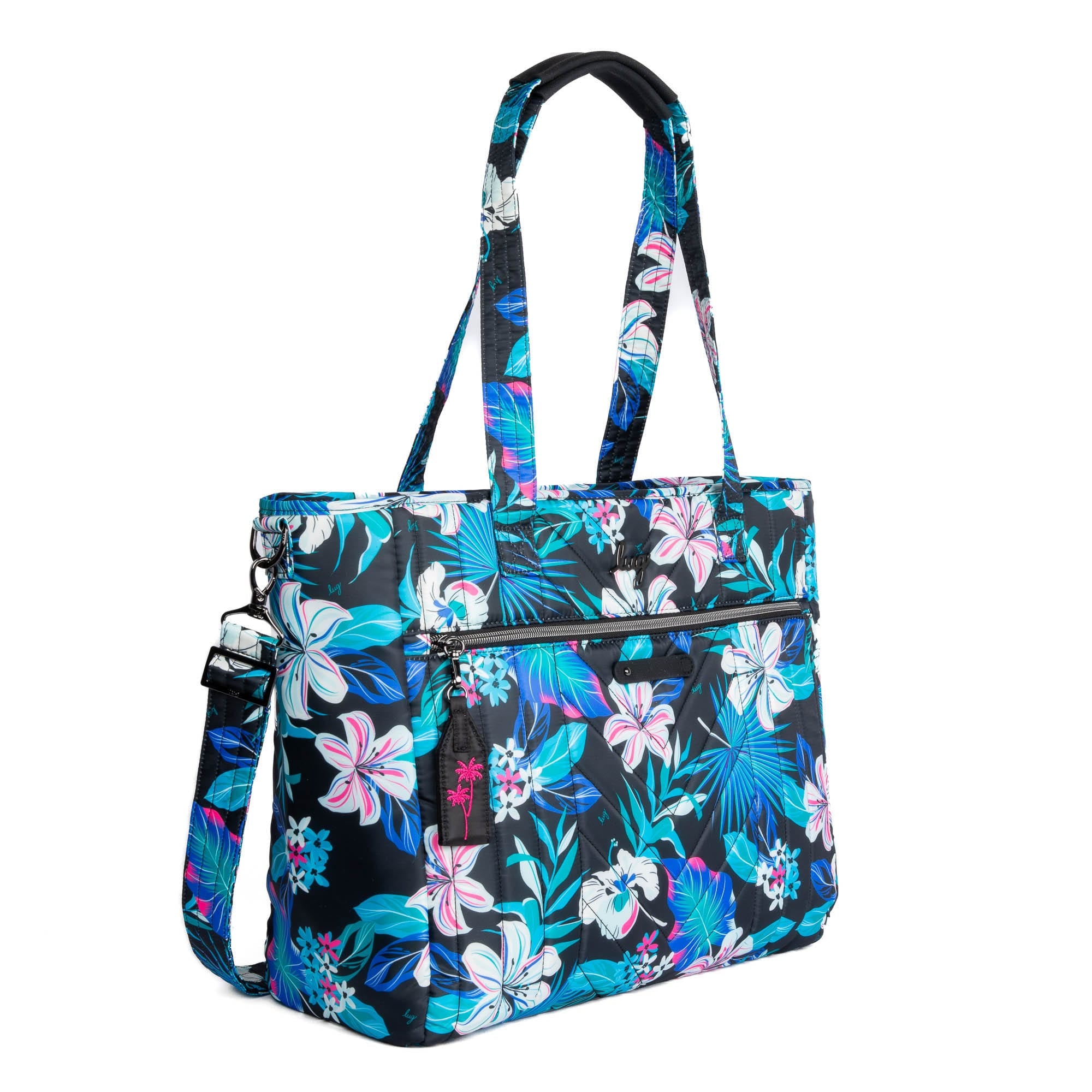 Paddle Carry-All Tote - HIBISCUS MULTI - Paddle_HibiscusMulti_03