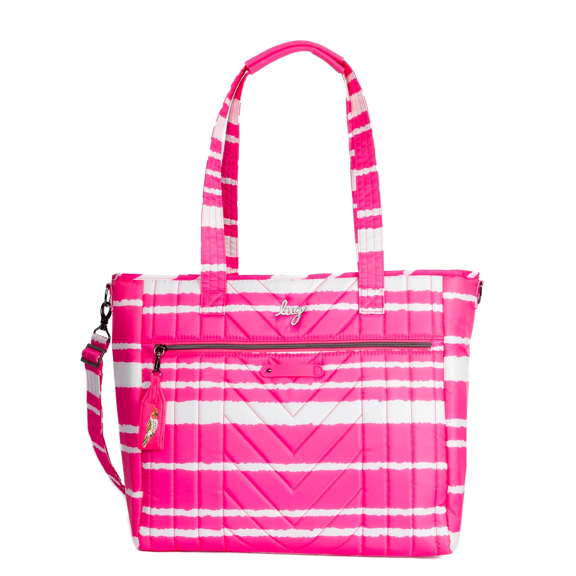 Paddle Carry-All Tote - MAGENTA STRIPE - Paddle_MagentaStripe_01