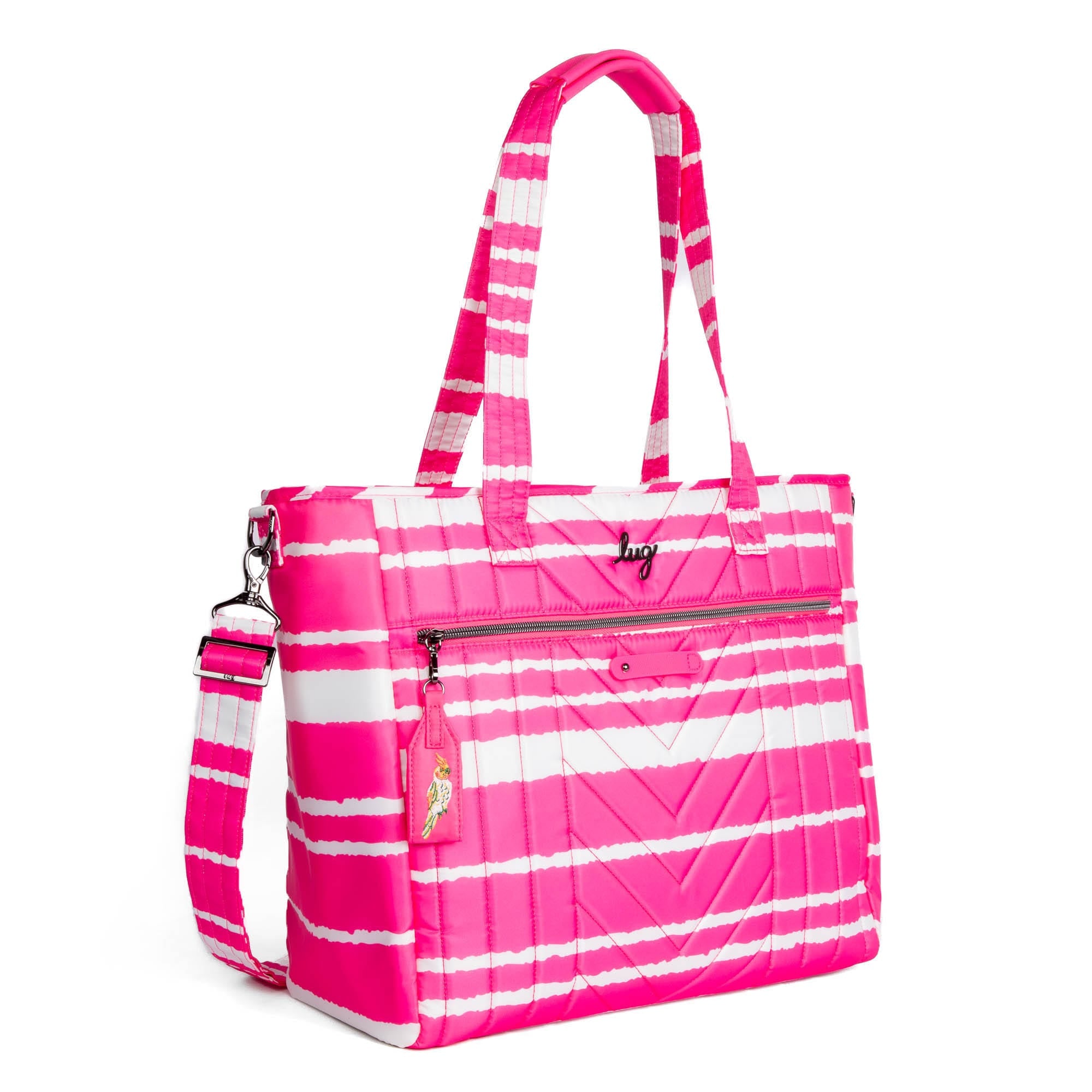 Paddle Carry-All Tote - MAGENTA STRIPE - Paddle_MagentaStripe_02