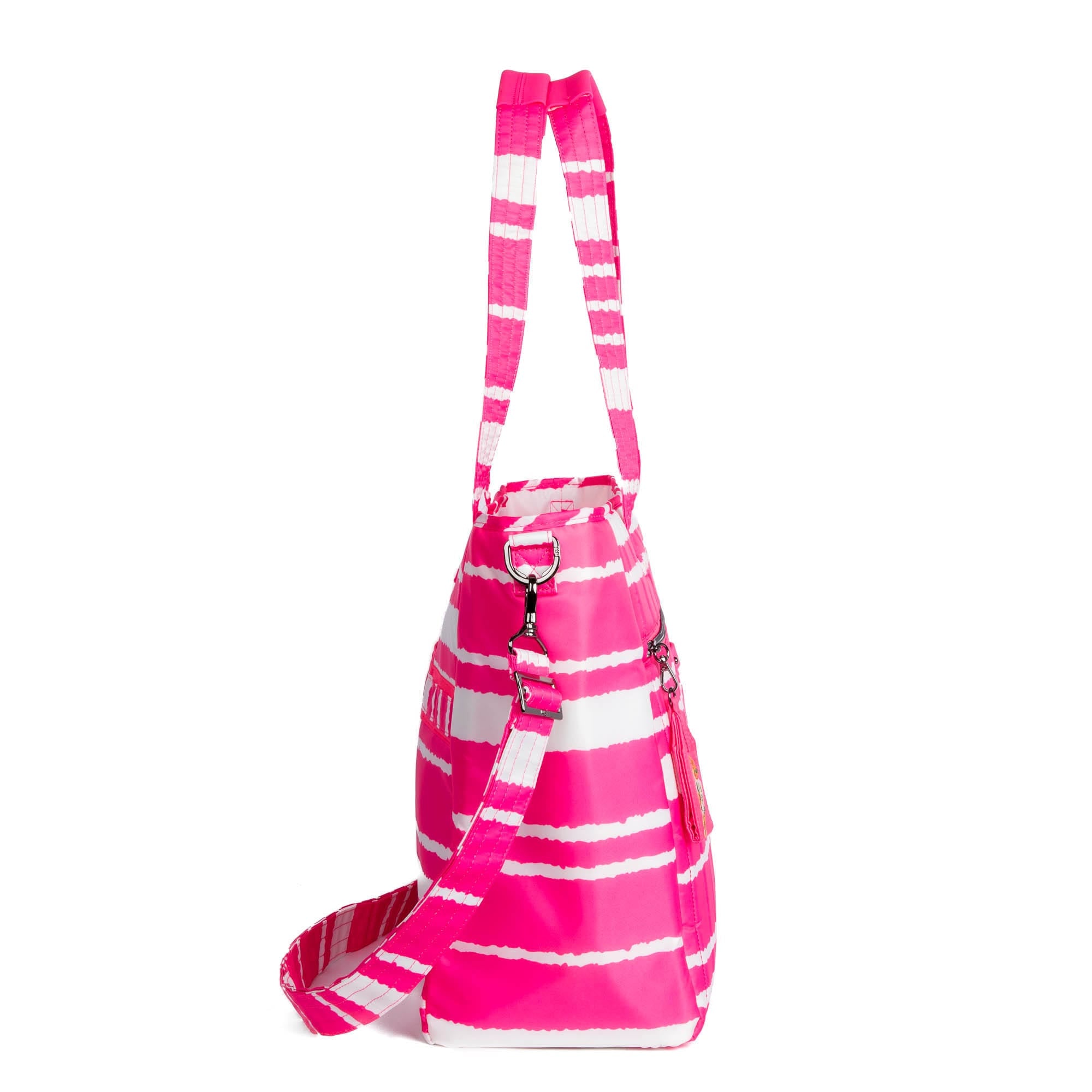 Paddle Carry-All Tote - MAGENTA STRIPE - Paddle_MagentaStripe_04